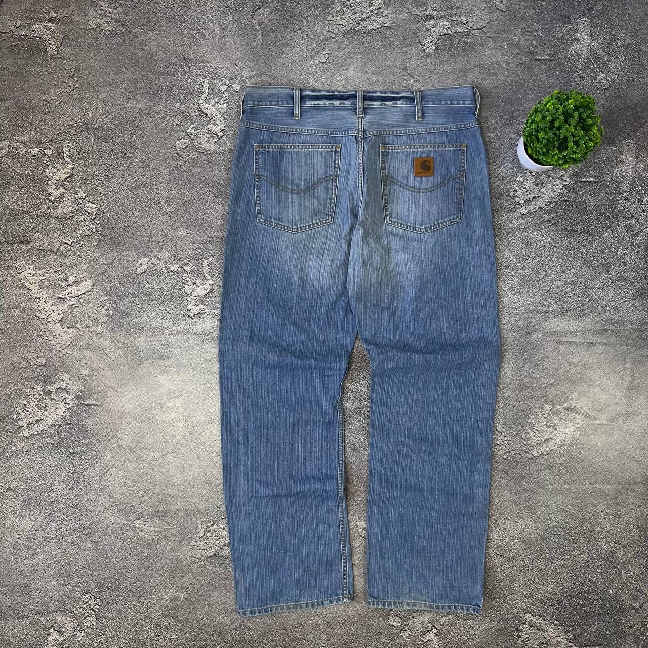 Carhartt Wip Vintage Carhartt Western Pant Blue Size 34x320 Straight Size US 33 - 1 Thumbnail