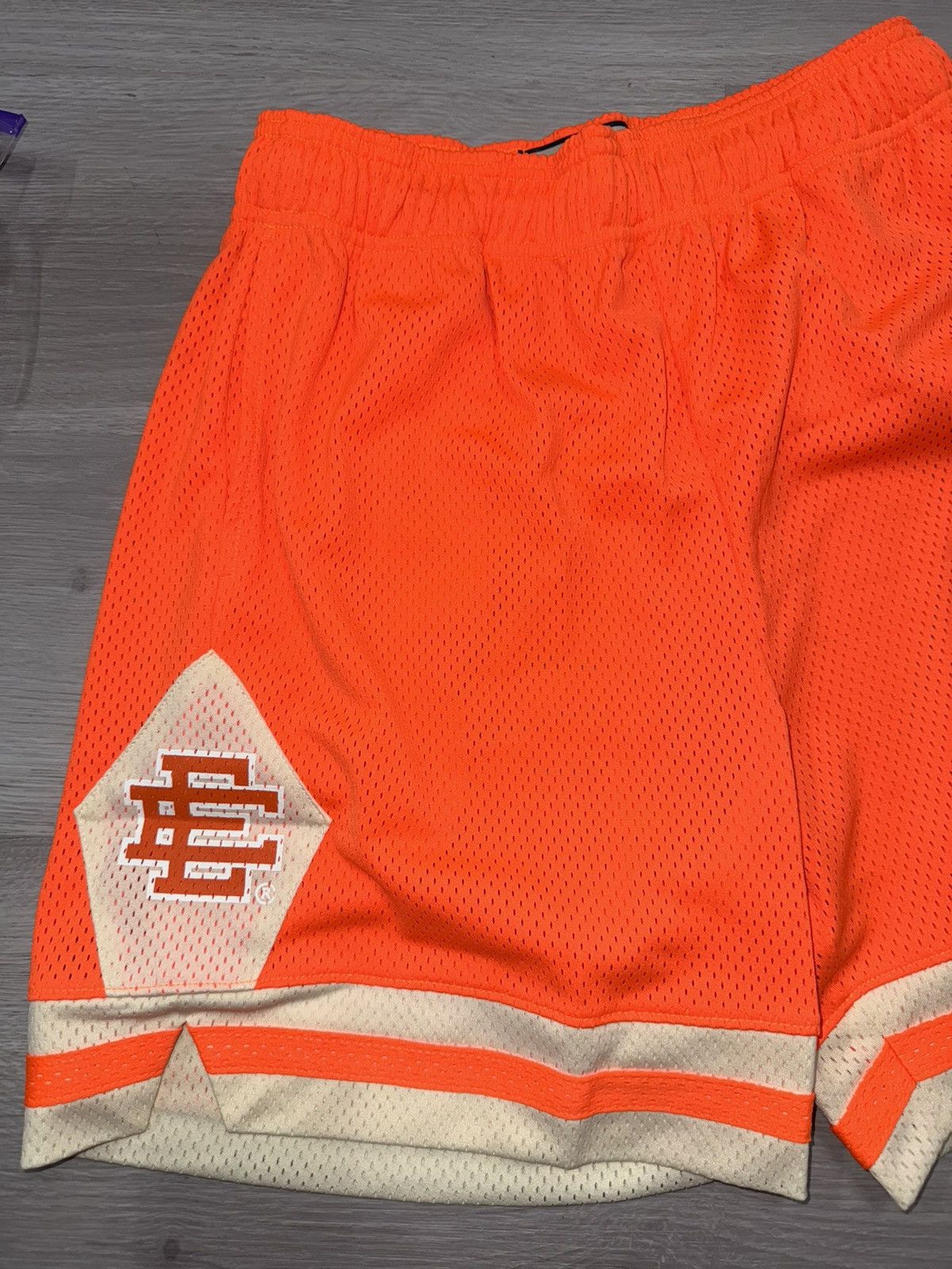 Eric Emanuel Eric Emanuel EE Basic Mesh Shorts – Orange (M) Size US 32 / EU 48 - 4 Thumbnail