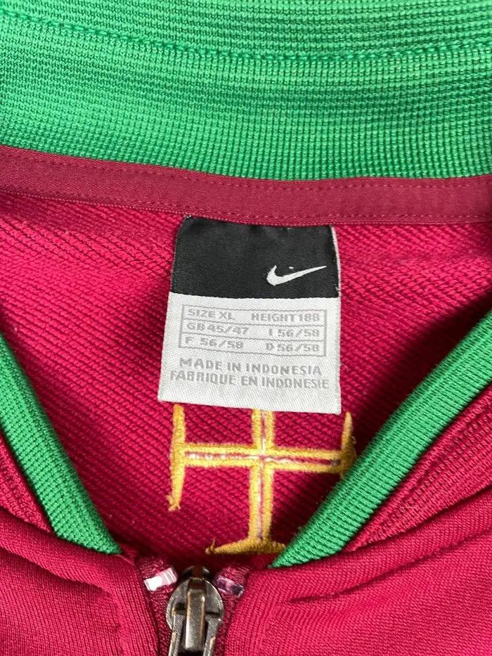 Nike Vintage Nike Portugal 2006 2008 Track Jacket Bomber Soccer Size US XL / EU 56 / 4 - 3 Thumbnail