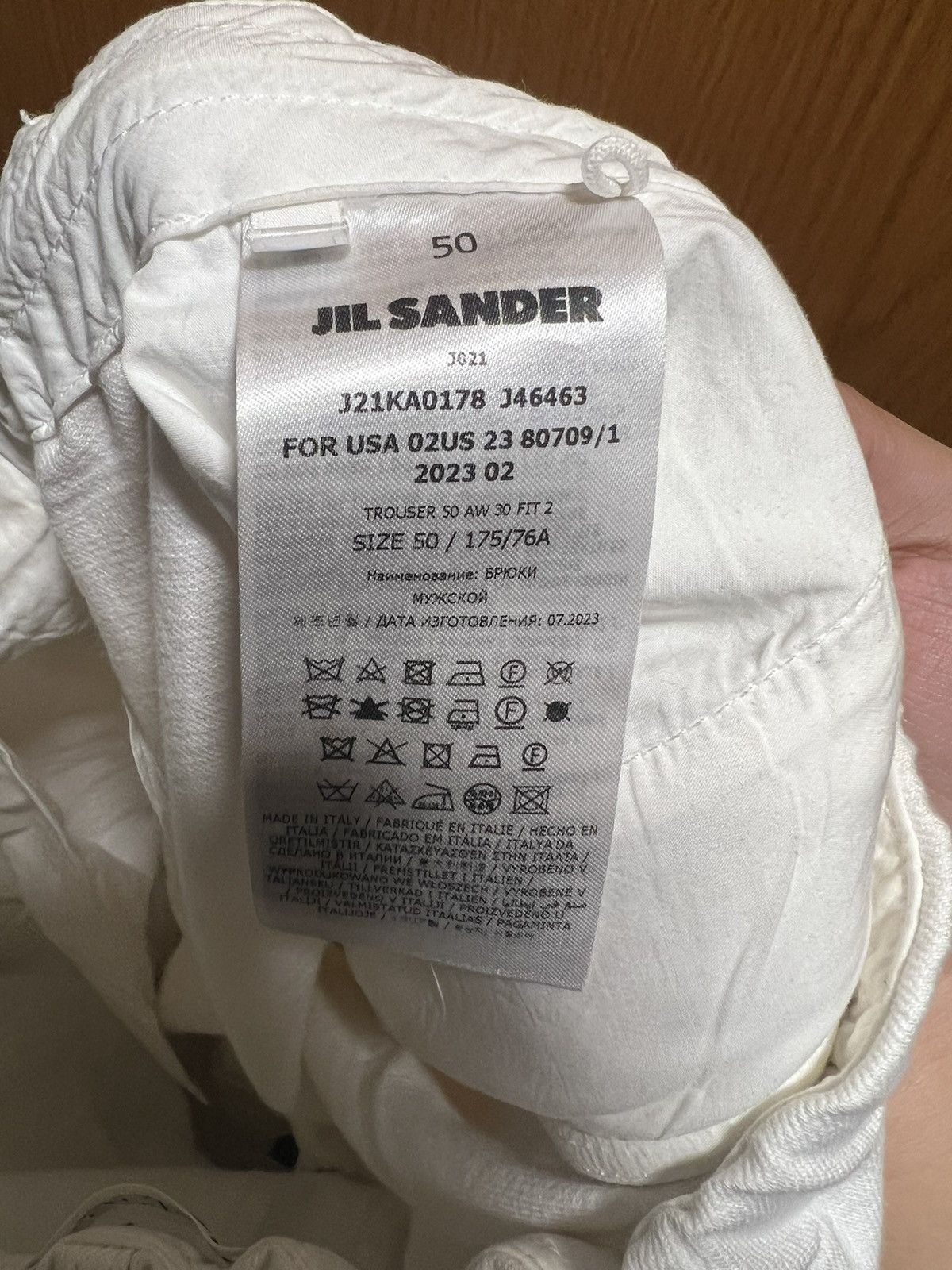 Jil Sander Jil Sander Trouser 50 Aw 30 Fit 2 Size US 33 - 4 Thumbnail