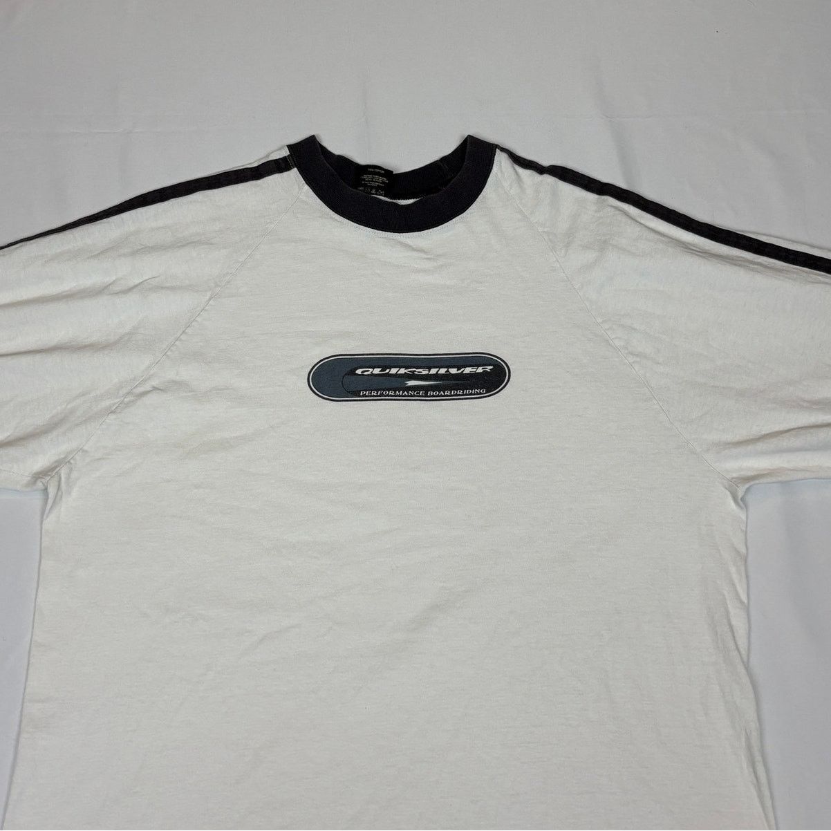 Quiksilver Vintage 90s Quiksilver LS Stripe T Shirt Men's XL Surf Skate Size US XL / EU 56 / 4 - 2 Thumbnail