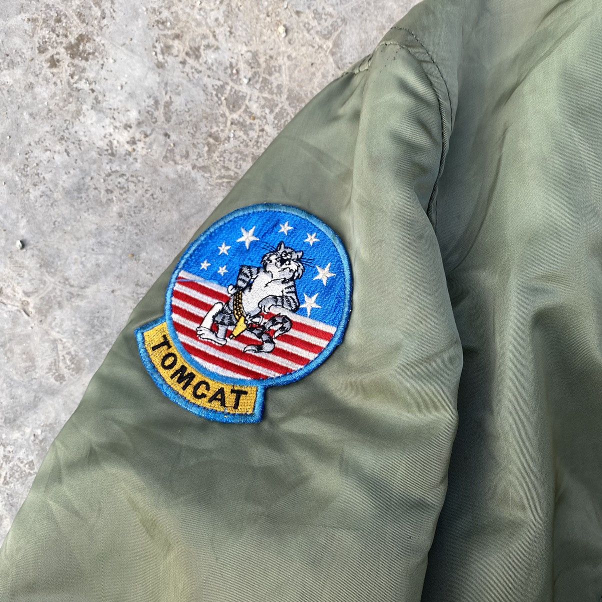 Alpha Industries Vintage ALPHA INDUSTRIES MA-1 Tomcat Bomber Jacket Size US M / EU 48-50 / 2 - 6 Thumbnail