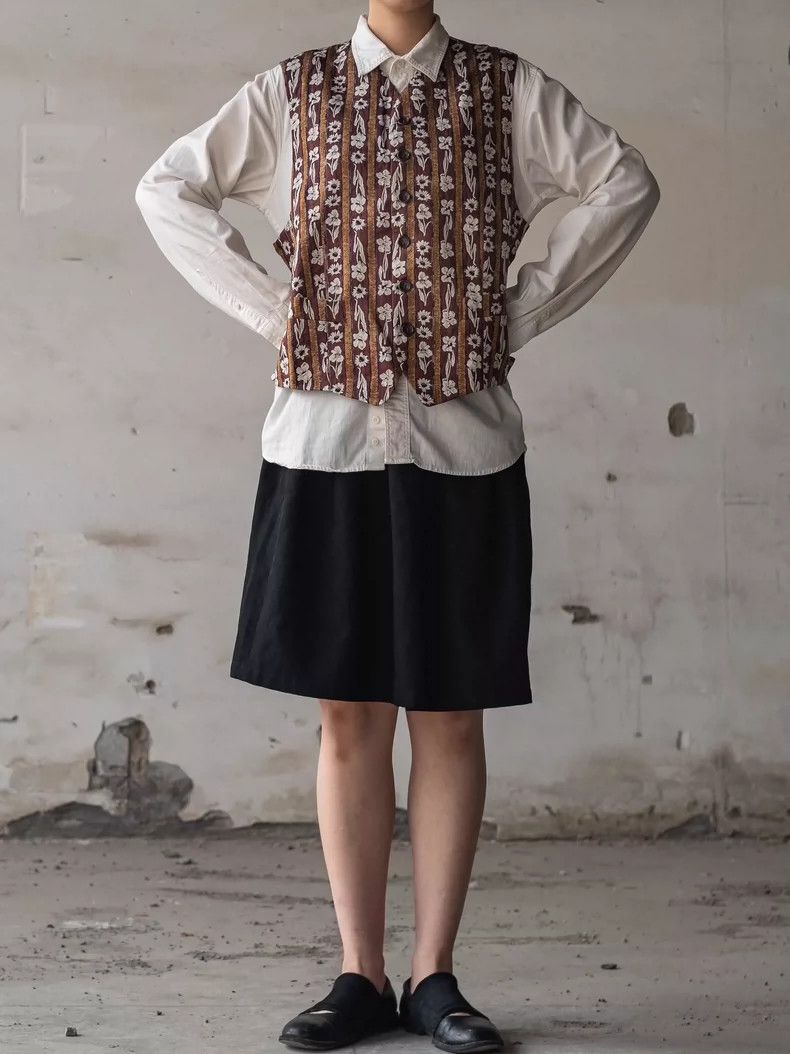 Kenzo KENZO Brown floral silk vest Size L / US 10 / IT 46 - 4 Thumbnail