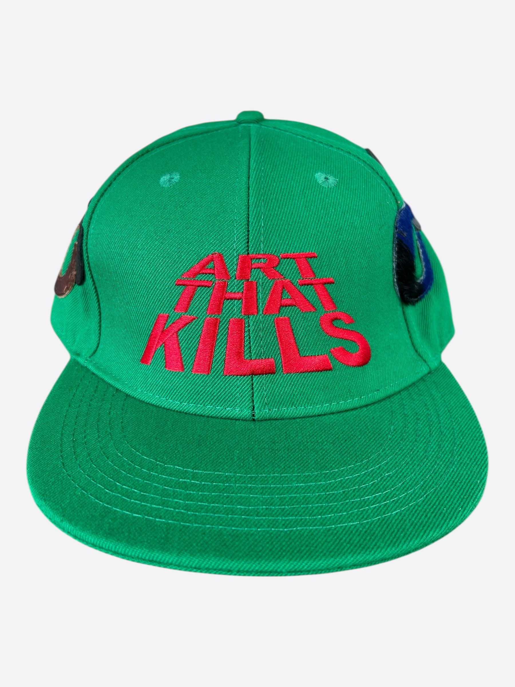 Gallery Dept. Gallery Dept Green & Multicolor ATK G-Patch Fitted Hat Size ONE SIZE - 1 Thumbnail