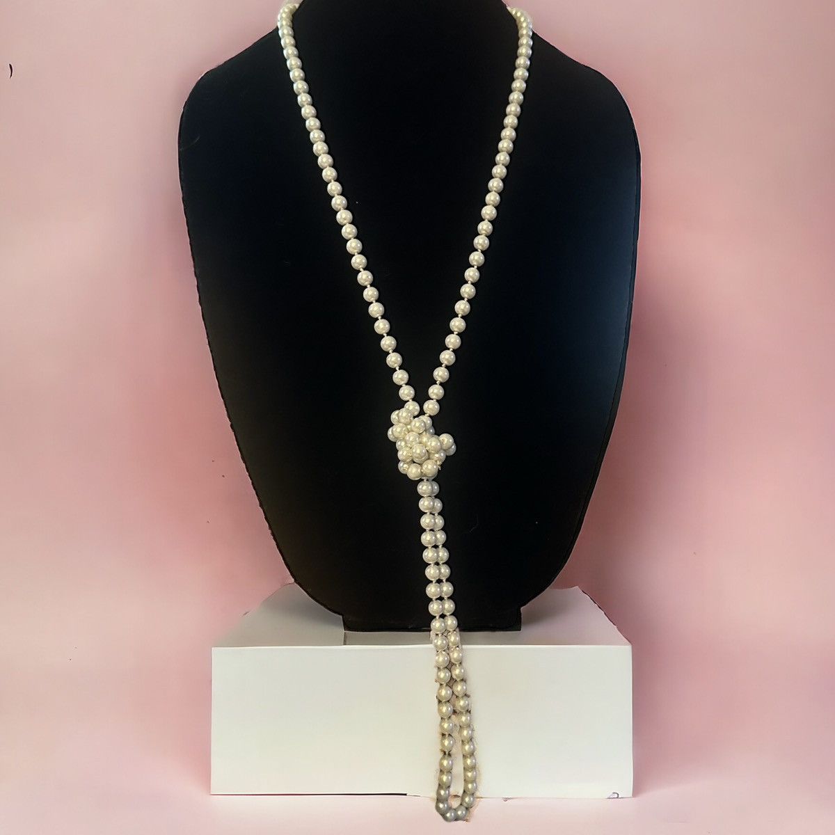 Other Long glass pearl necklace Size ONE SIZE - 2 Thumbnail