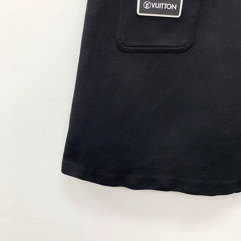 Louis Vuitton Louis Vuitton Black logo presbyopic paneled mulberry silk Size S / US 4 / IT 40 - 5 Thumbnail