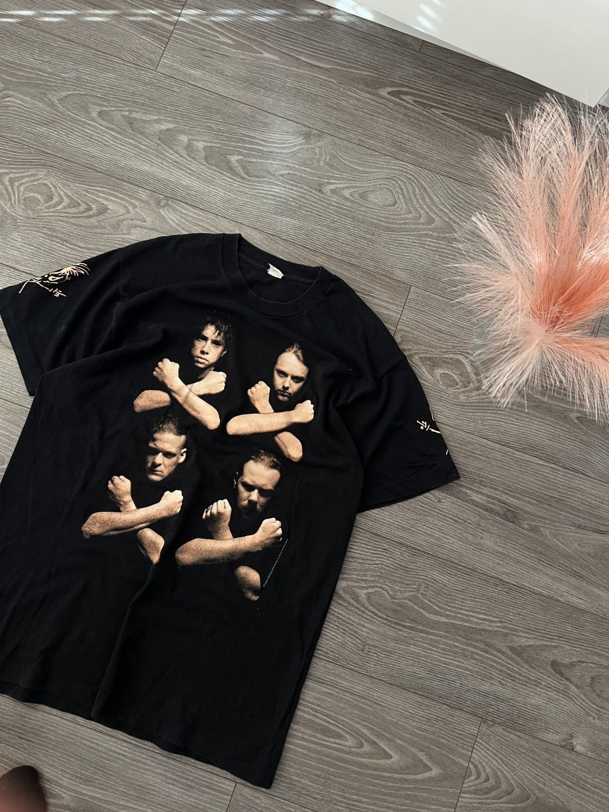 Band Tees ‼️1992 VINTAGE METALLICA Birth School Archival Band T-Shirt‼️ Size US L / EU 52-54 / 3 - 6 Thumbnail