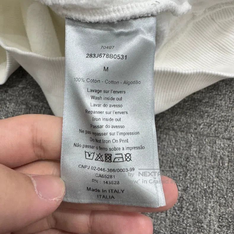 Dior Dior Ts co-branded letter print hooded sweatshirt Size US M / EU 48-50 / 2 - 3 Thumbnail