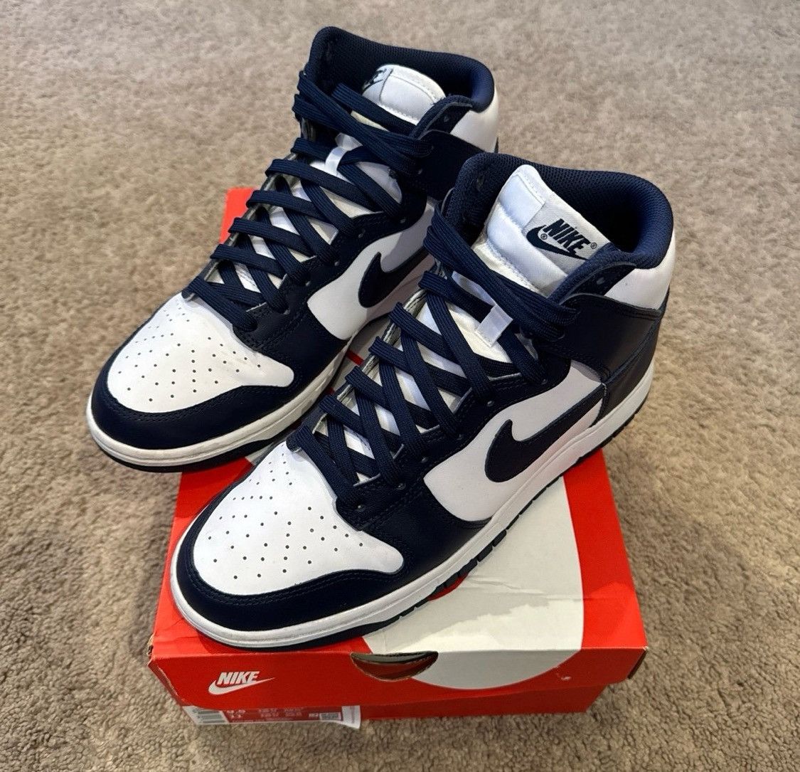 Nike Nike Dunk Hi Retro Championship Navy Size US 9.5 / EU 42-43 - 1 Thumbnail