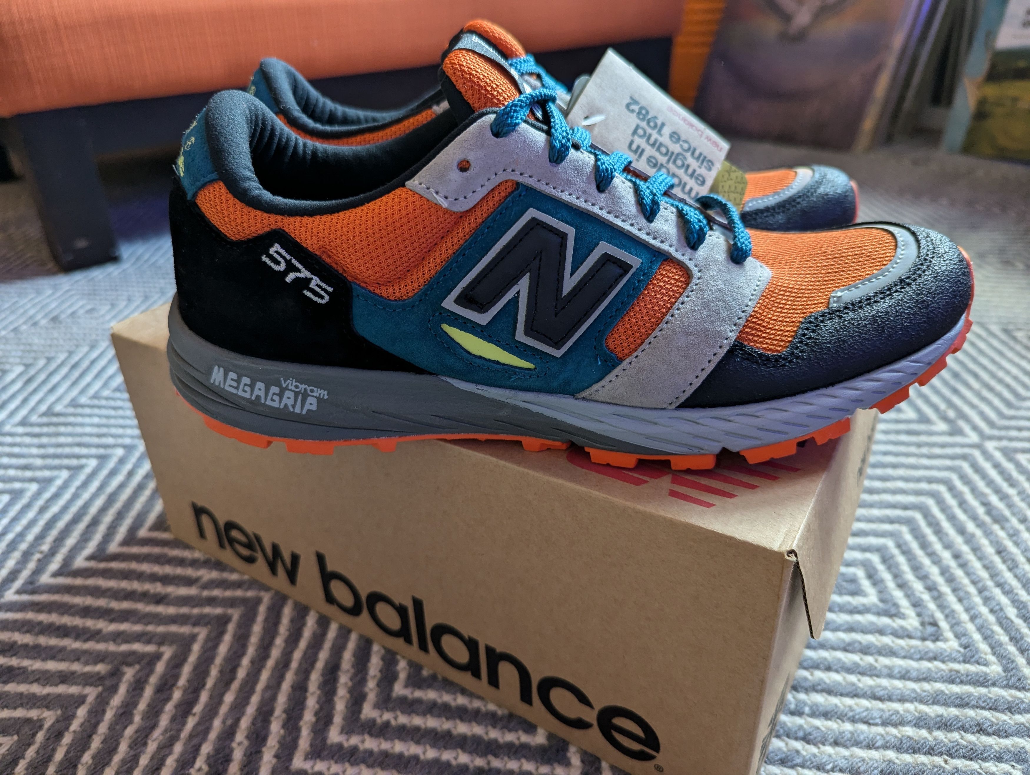 New Balance New Balance 575 Made In England 'Orange Petrol' Size US 8.5 / EU 41-42 - 3 Thumbnail