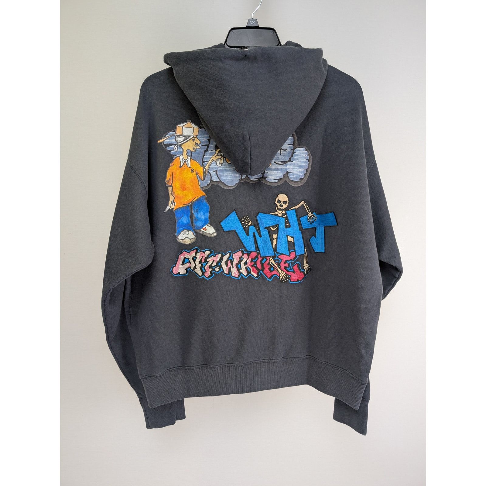 Off-White o1rshd1 Graff Pupp Skate Hoodie outerspace in Multicolor Size US L / EU 52-54 / 3 - 9 Thumbnail
