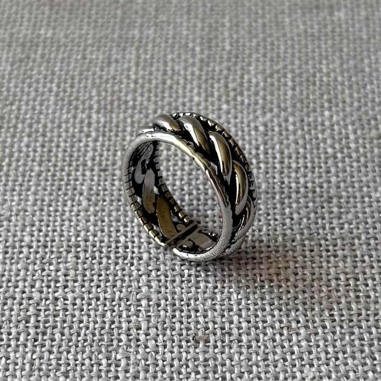 Other Silver twisted rope ring MENS Size ONE SIZE - 3 Thumbnail