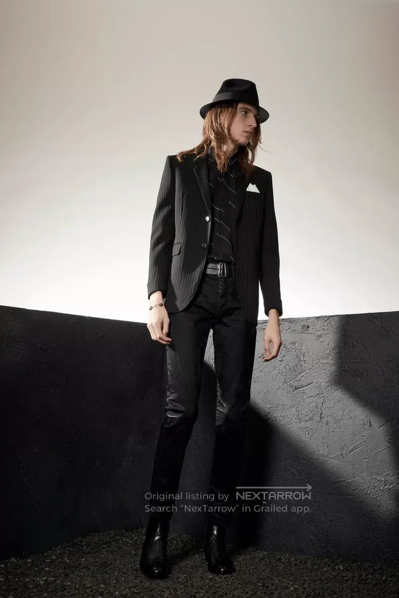 Saint Laurent Paris Saint Laurent Paris Mulberry Silk Twill Embroidered Shirt Size XS / US 0-2 / IT 36-38 - 7 Thumbnail