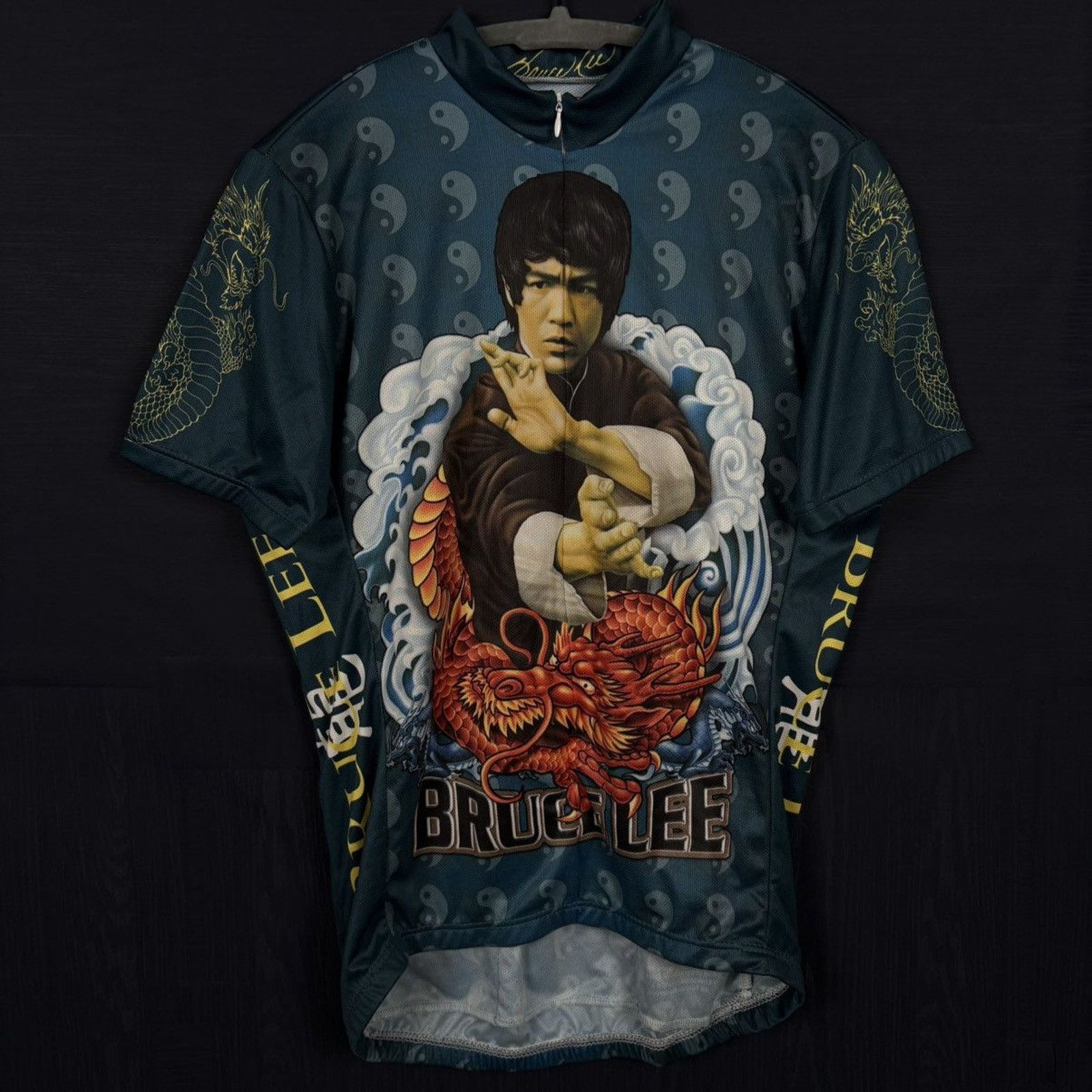Vintage 2005🐉BRUCE LEE BIKING SHIRT Size US M / EU 48-50 / 2 - 1 Thumbnail
