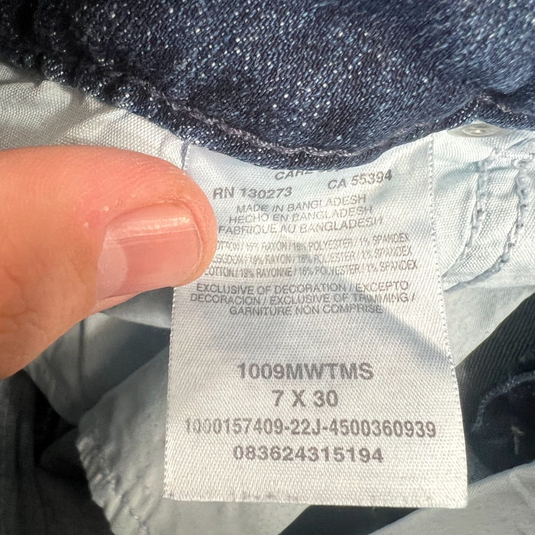 Wrangler Wrangler Jeans Women's Size 7 Straight Leg Blue Whisker Stretch Denim Size 28" / US 6 / IT 42 - 7 Thumbnail