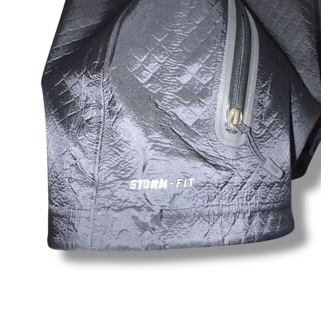 Nike Black Nike Storm-Fit Full Zip Water-Resistant Rain Jacket Wi Size US XXL / EU 58 / 5 - 4 Thumbnail