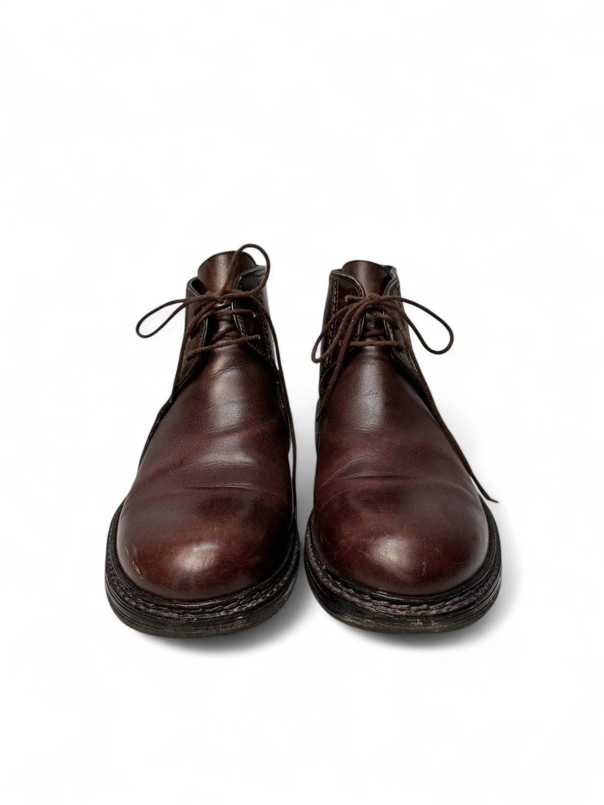 Guidi Versace Brown Leather Vintage Boots Luxury Streetwear Style Size US 6 / EU 39 - 3 Thumbnail