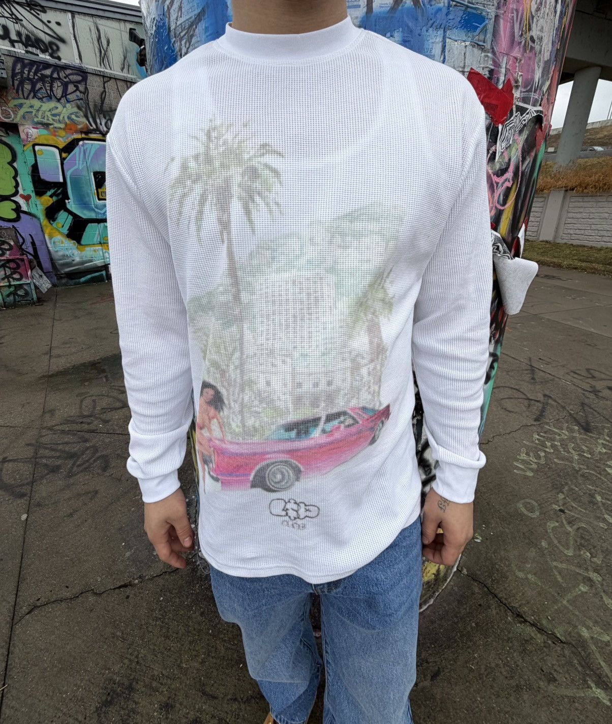 Other LSD Club “Sunset Drive” Thermal Long-sleeve Size US M / EU 48-50 / 2 - 2 Thumbnail