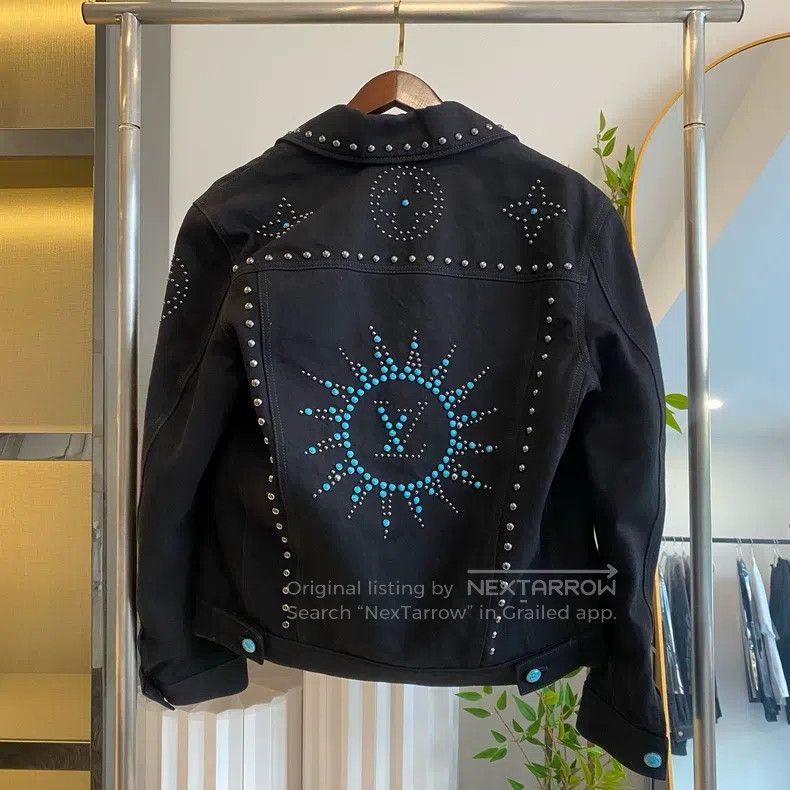 Louis Vuitton Louis Vuitton FW24 Turquoise studded denim jacket Size US S / EU 44-46 / 1 - 2 Thumbnail