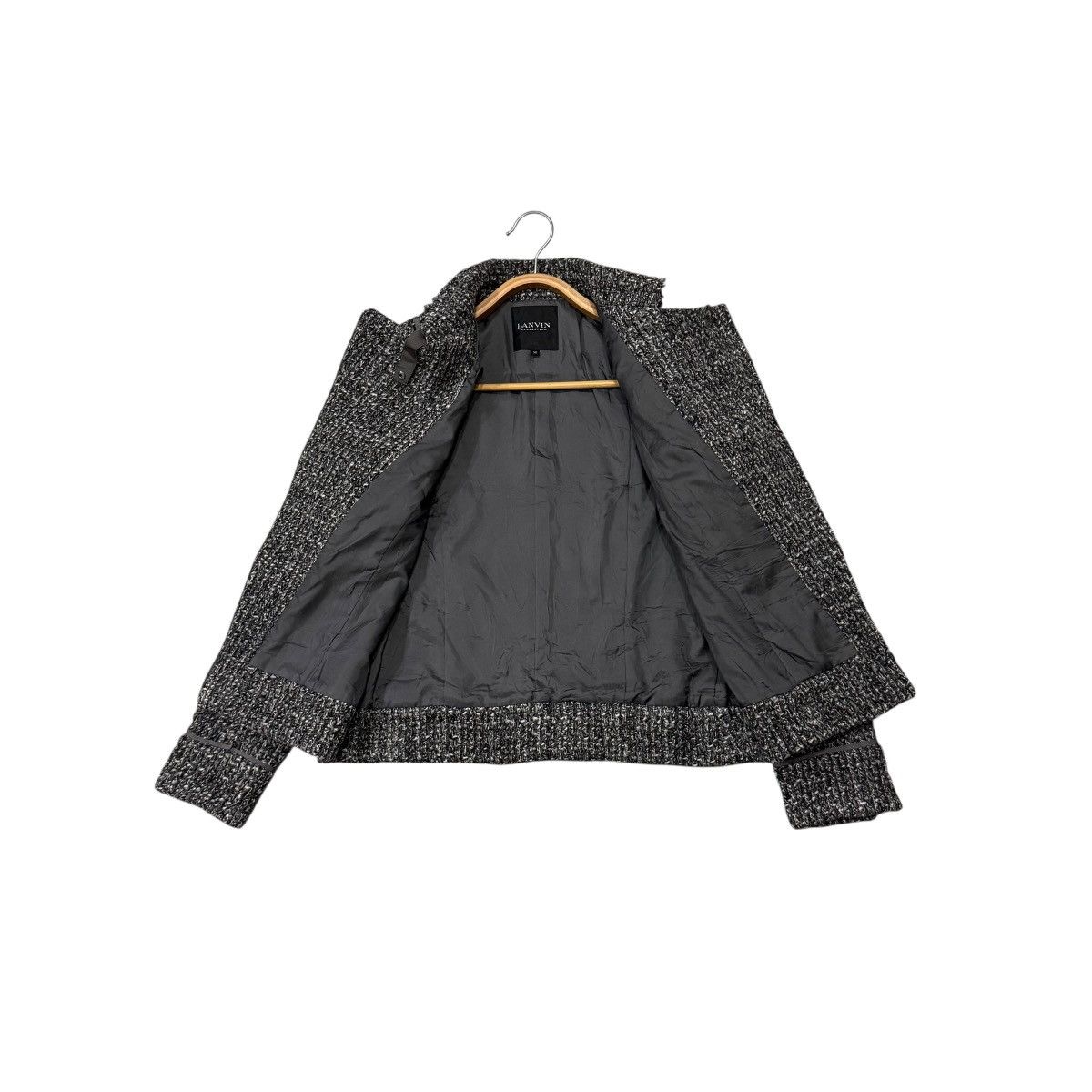 Lanvin Vintage Lanvin Collection Double Collar Wool Jacket Size S / US 4 / IT 40 - 20 Thumbnail