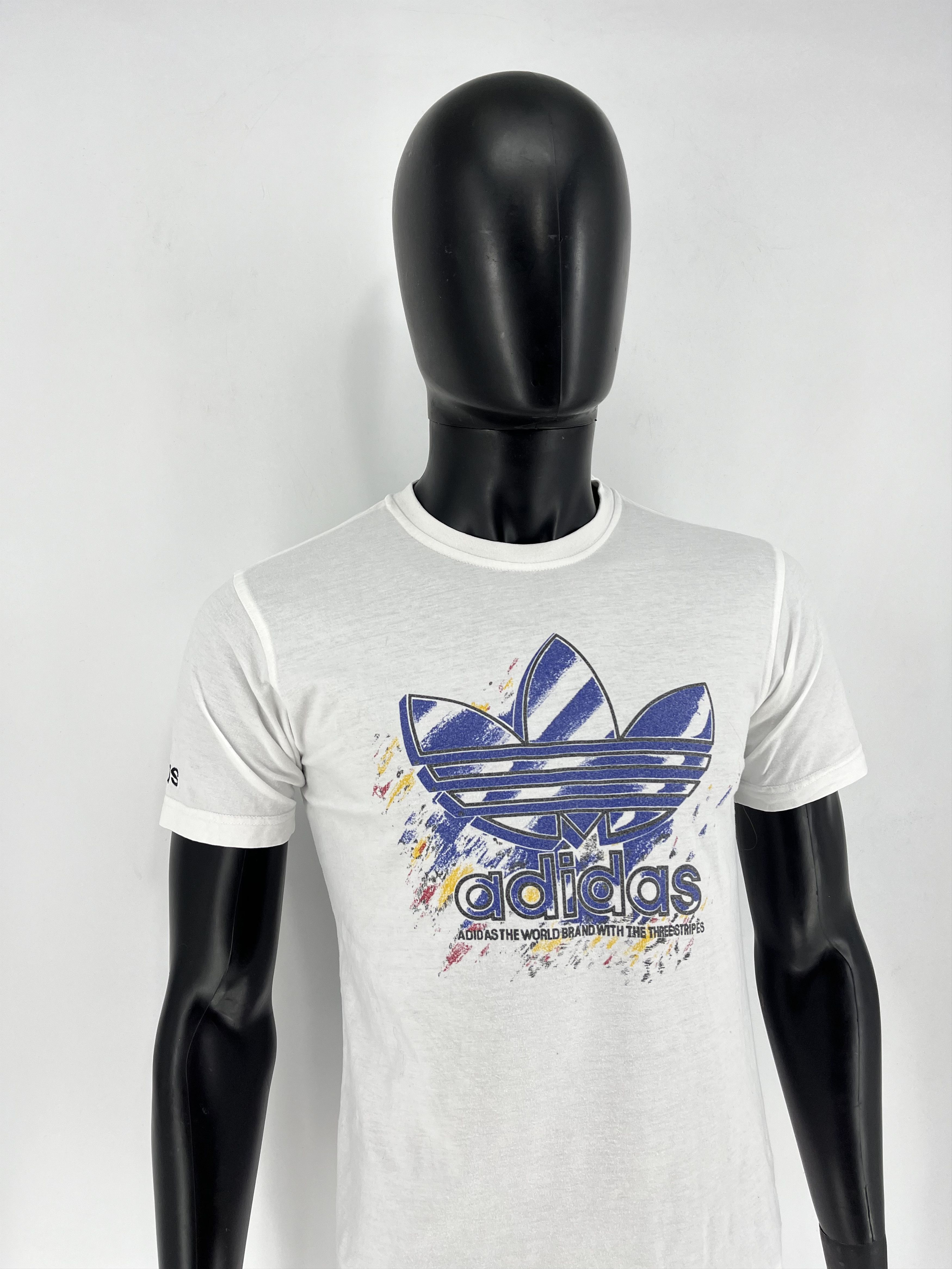 Adidas × Vintage Adidas Vintage 90s T-Shirt Tee Y2K Streetwear Size US XS / EU 42 / 0 - 3 Thumbnail
