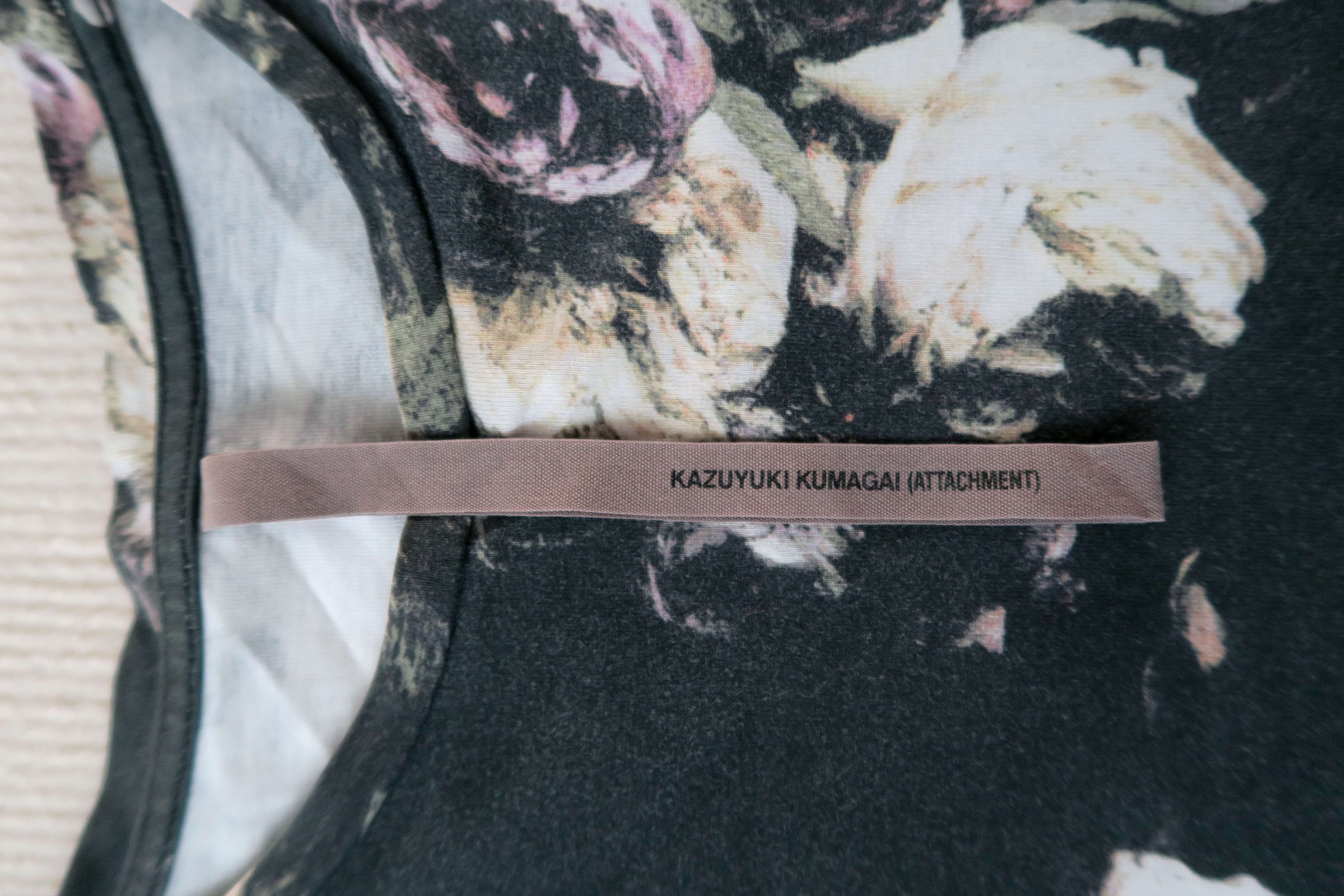 Kazuyuki Kumagai Attachment Attachment Japan by Kazuyuki Kumagai Washed Floral T-Shirt Size US M / EU 48-50 / 2 - 3 Thumbnail