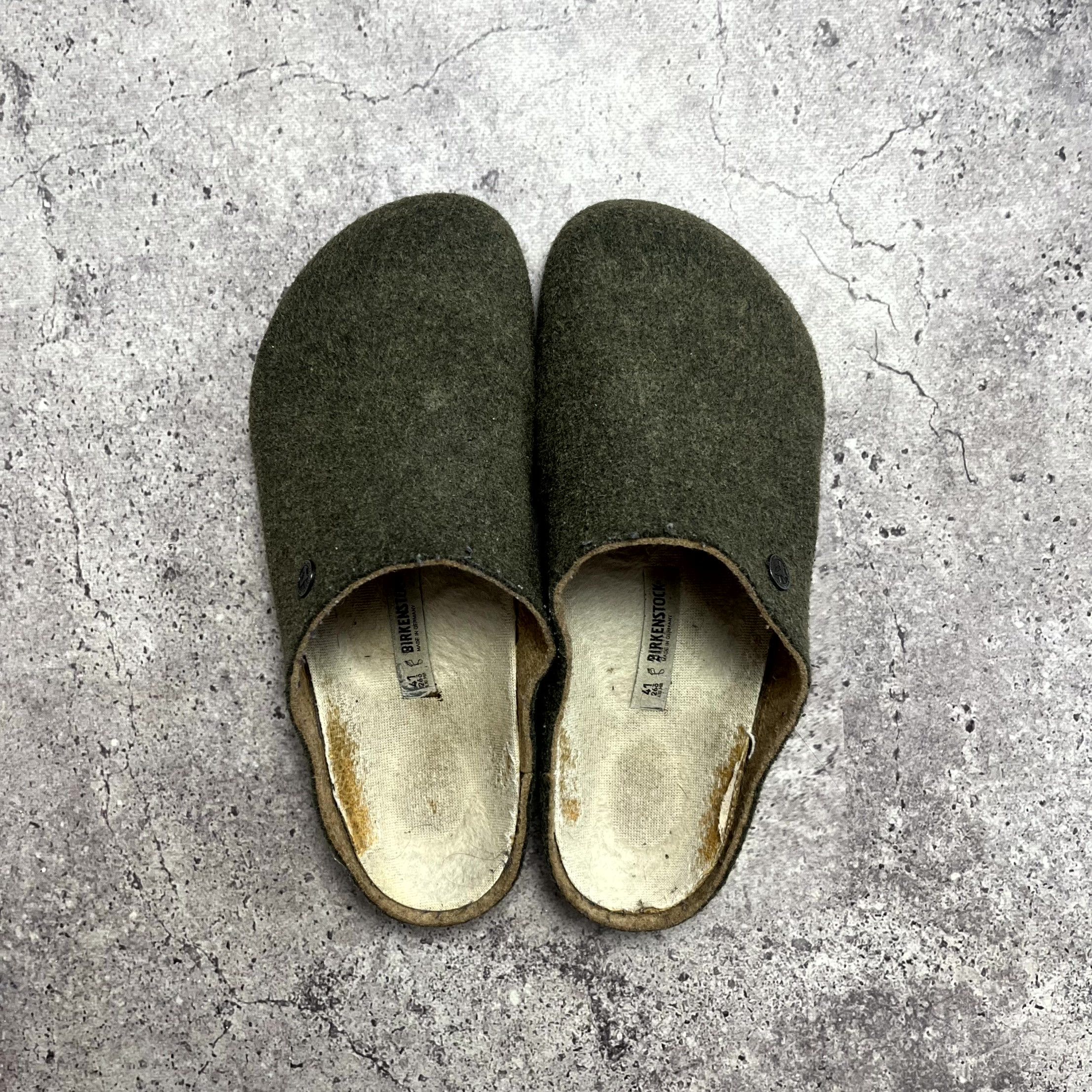 Birkenstock BIRKENSTOCK Kaprun Wool Khaki Size 41 US 7.5 Size US 8 / EU 41 - 1 Thumbnail