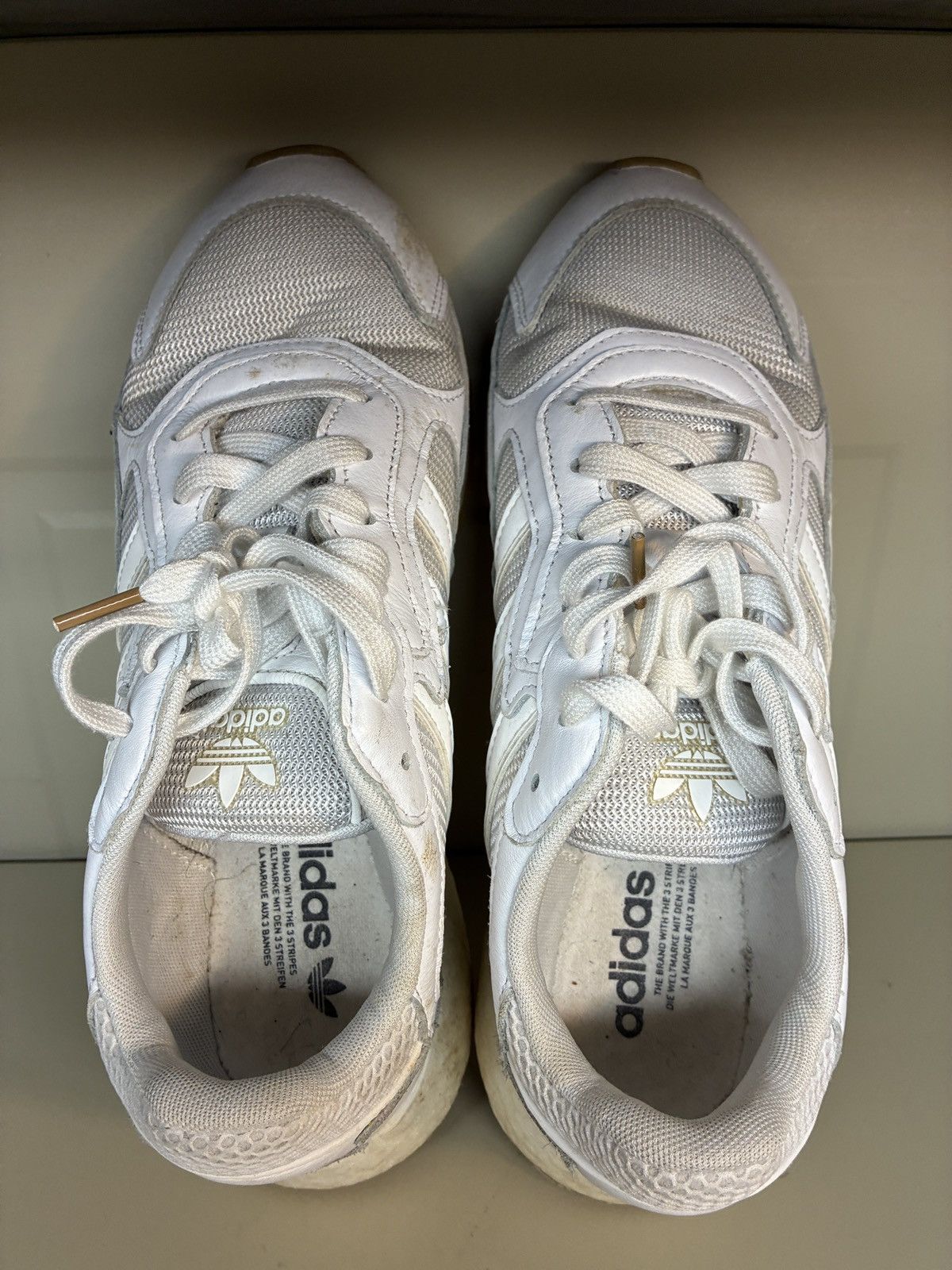 Nike Adidas Tresc Run White Gum EF8108 Boost Shoes Size 10 Size US 10 / EU 43 - 4 Thumbnail