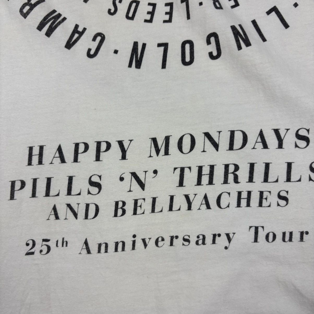 Band Tees Original Happy Mondays – Pills 25th Anniversary 2015 Size US L / EU 52-54 / 3 - 4 Thumbnail