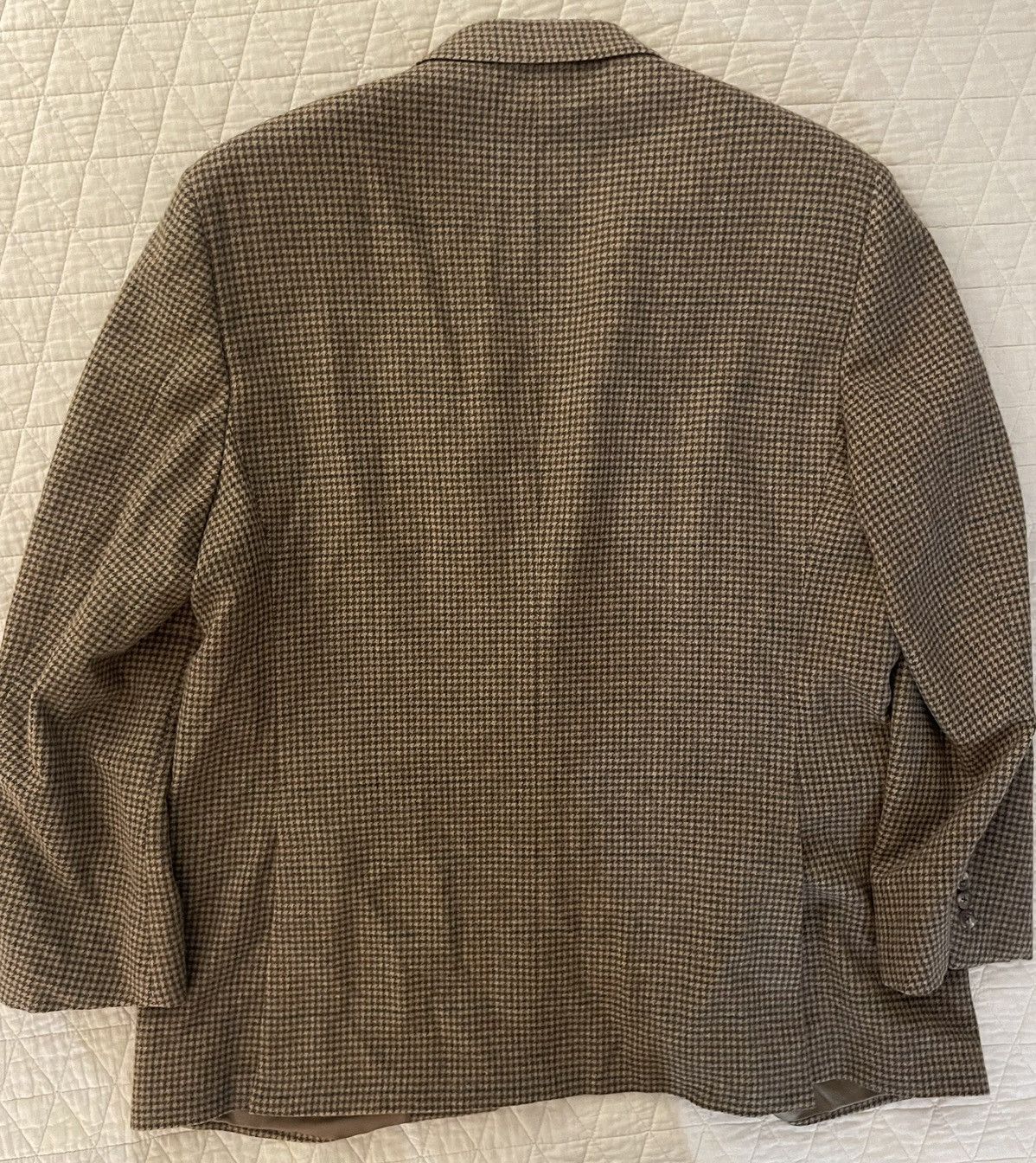 Polo Ralph Lauren × Vintage Houndstooth Check Polo 1 Jacket Size 46R - 10 Thumbnail