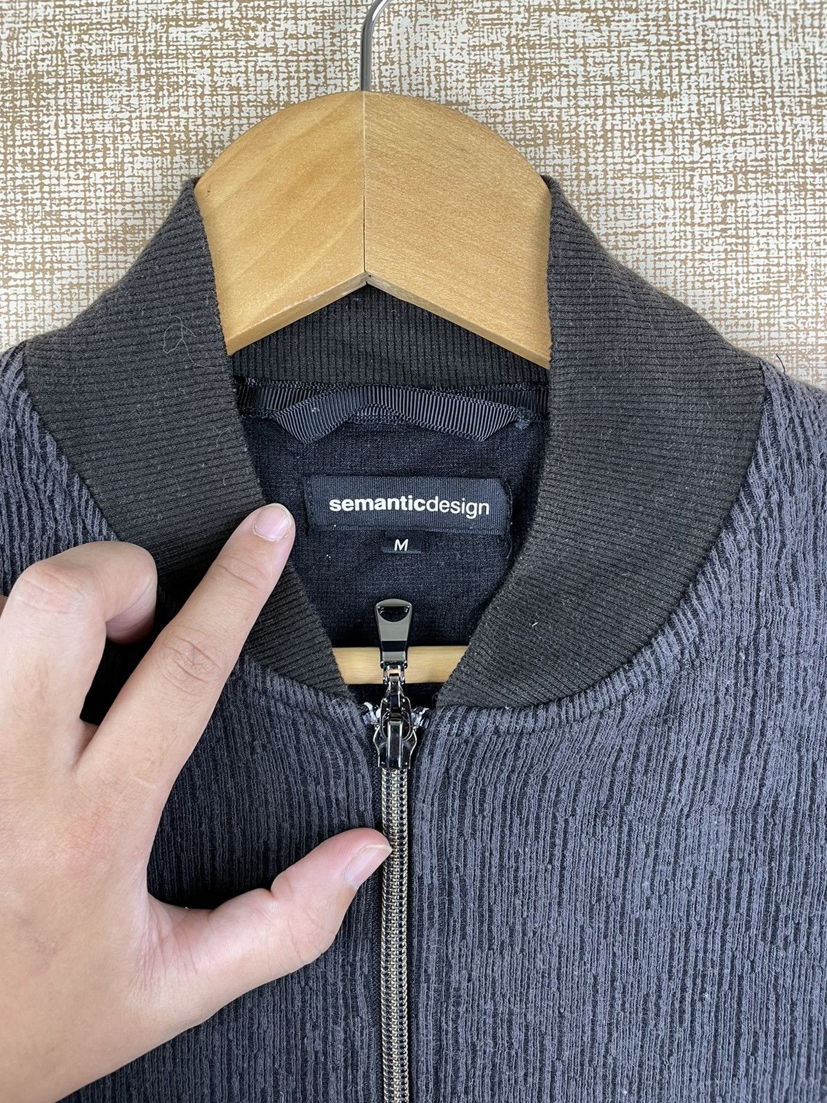 Japanese Brand × Vintage × semanticdesign Vintage Semantic Design Japanese Brand Bomber Style Jacket Size US M / EU 48-50 / 2 - 7 Thumbnail