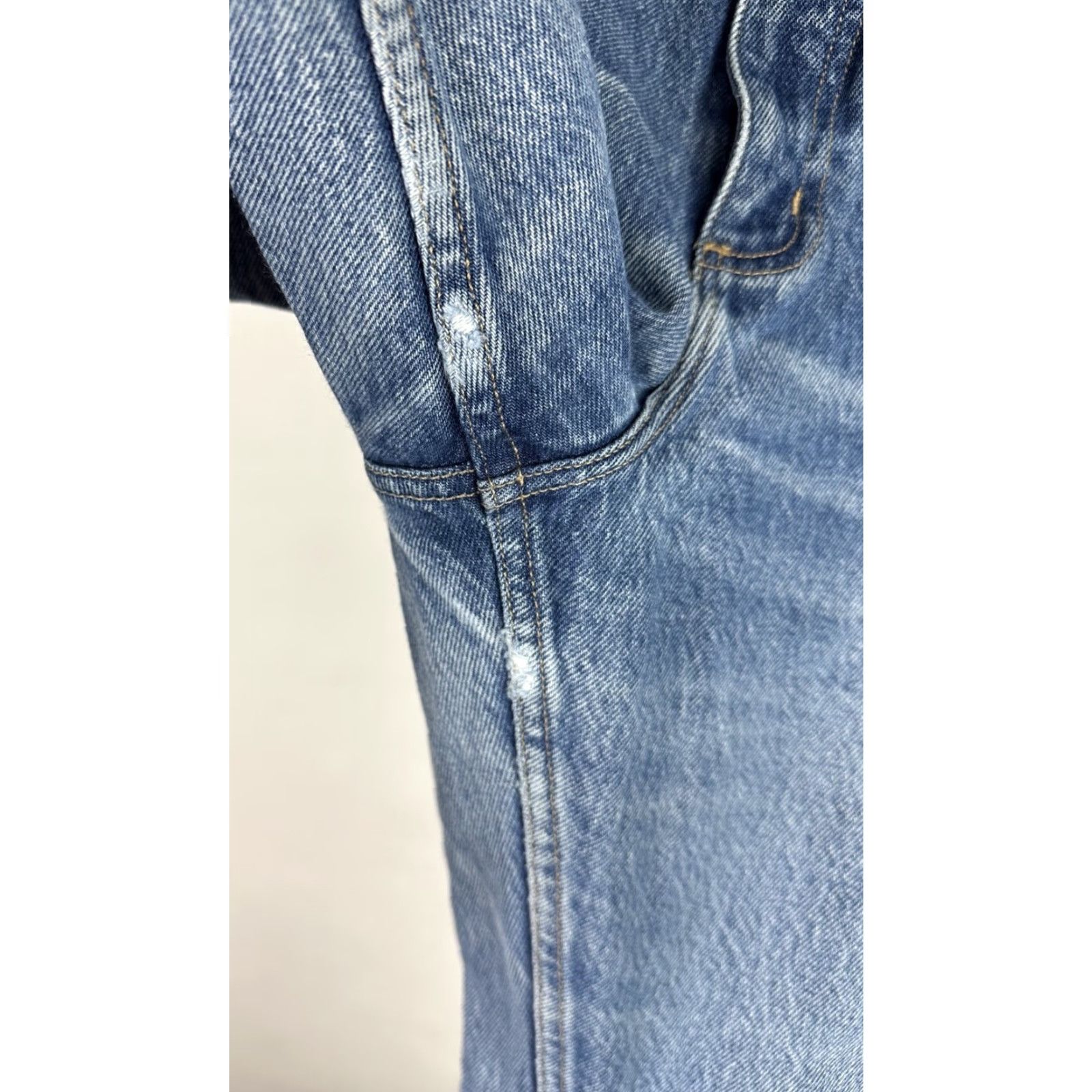 Lands' End VINTAGE Lands' End Jeans Mom 31x28 Blue 90s Grunge High Rise 5-Pocket Womens 80s 31" XS? Size 24" / US 00 / IT 34 - 5 Thumbnail