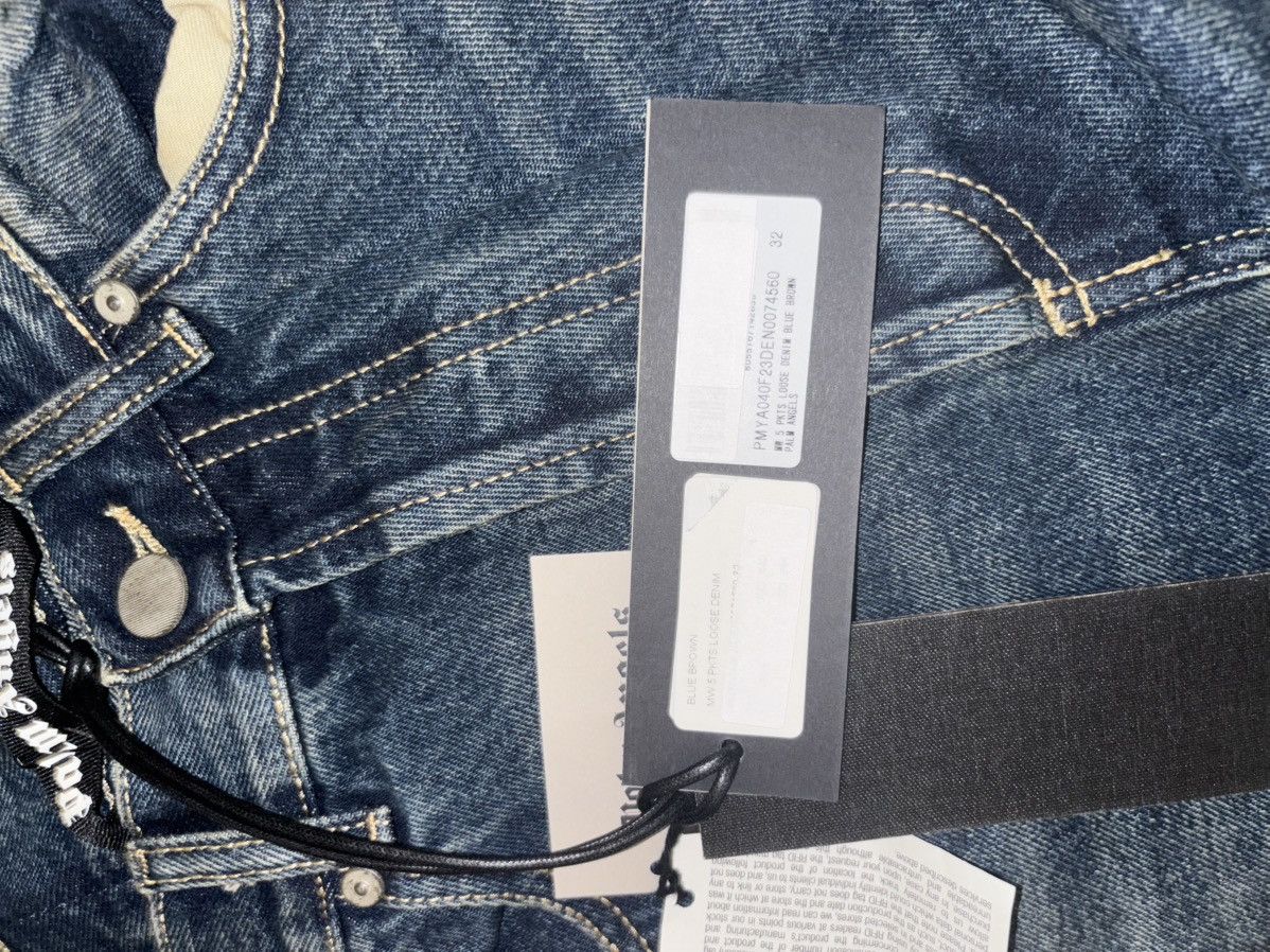 Palm Angels Palm Angels Faded Straight Leg Jeans Size US 32 / EU 48 - 4 Thumbnail