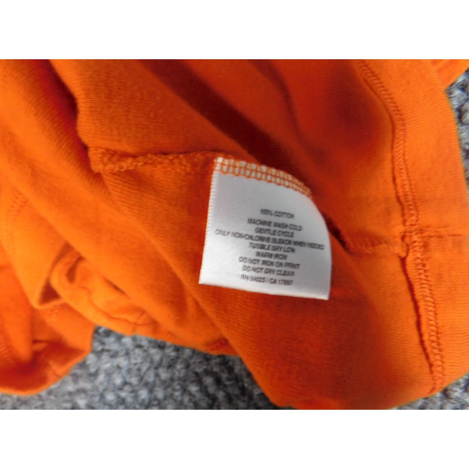 Old Navy Old Navy Blouse Shirt Womens XL Orange Halloween Cotton Short Sleeve Round Neck Pullover Basic Holiday - Mens? Size XL / US 12-14 / IT 48-50 - 6 Thumbnail