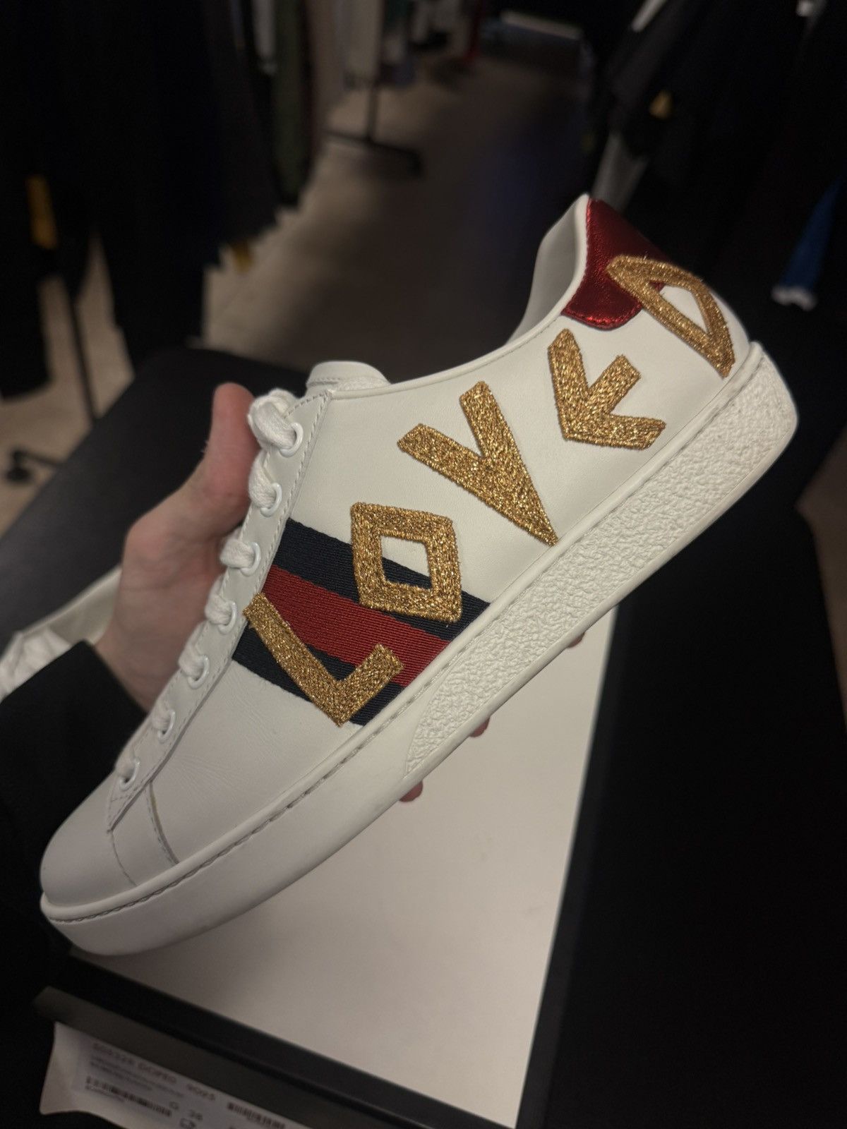 Gucci Gucci Low Top “Loved” Sneakers Colorful Size 38G Size US 8 / EU 41 - 11 Thumbnail