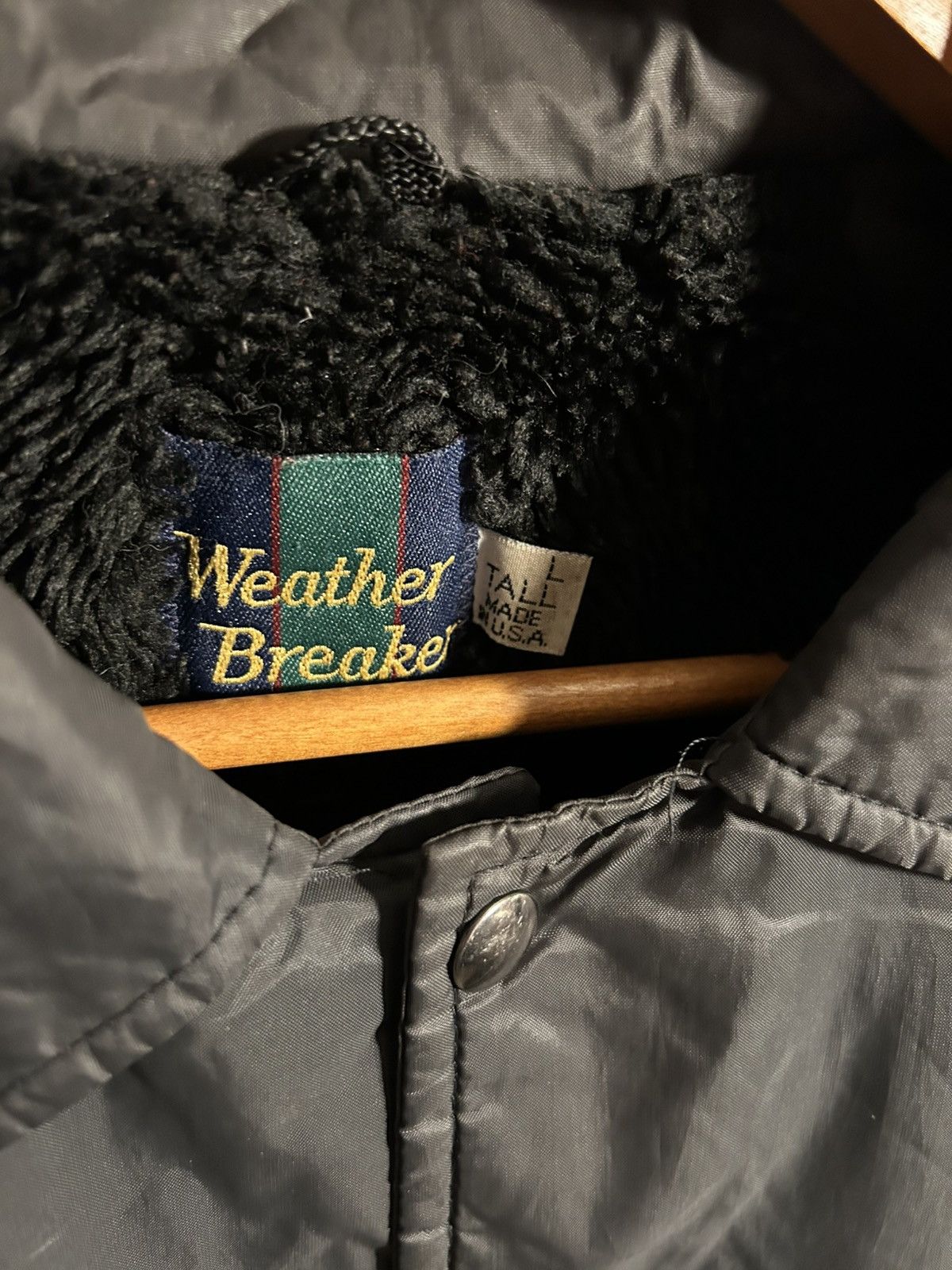 Vintage Vintage 90’s Weather Breaker waxed nylon button up jacket Size US L / EU 52-54 / 3 - 2 Thumbnail