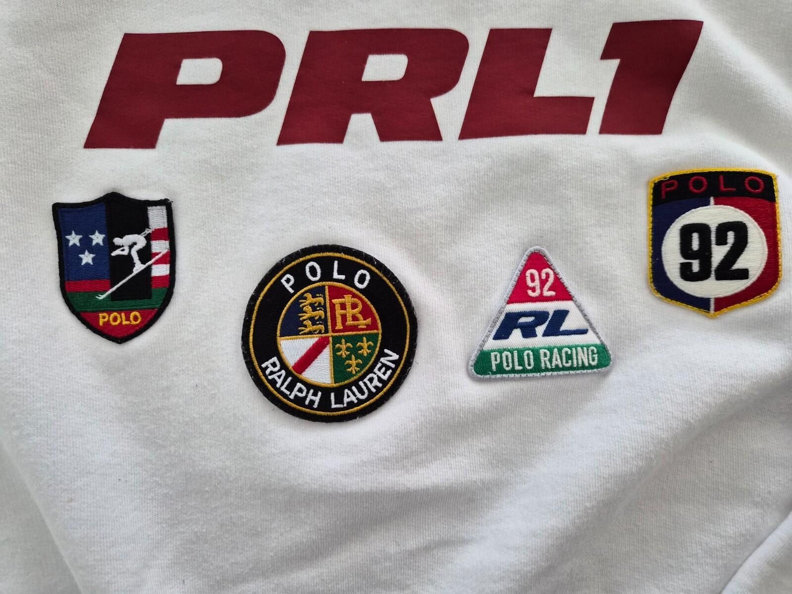 Polo Ralph Lauren Polo Ralph Lauren PRL1 92 Racing Sweatshirt White Patch S Size US S / EU 44-46 / 1 - 3 Thumbnail