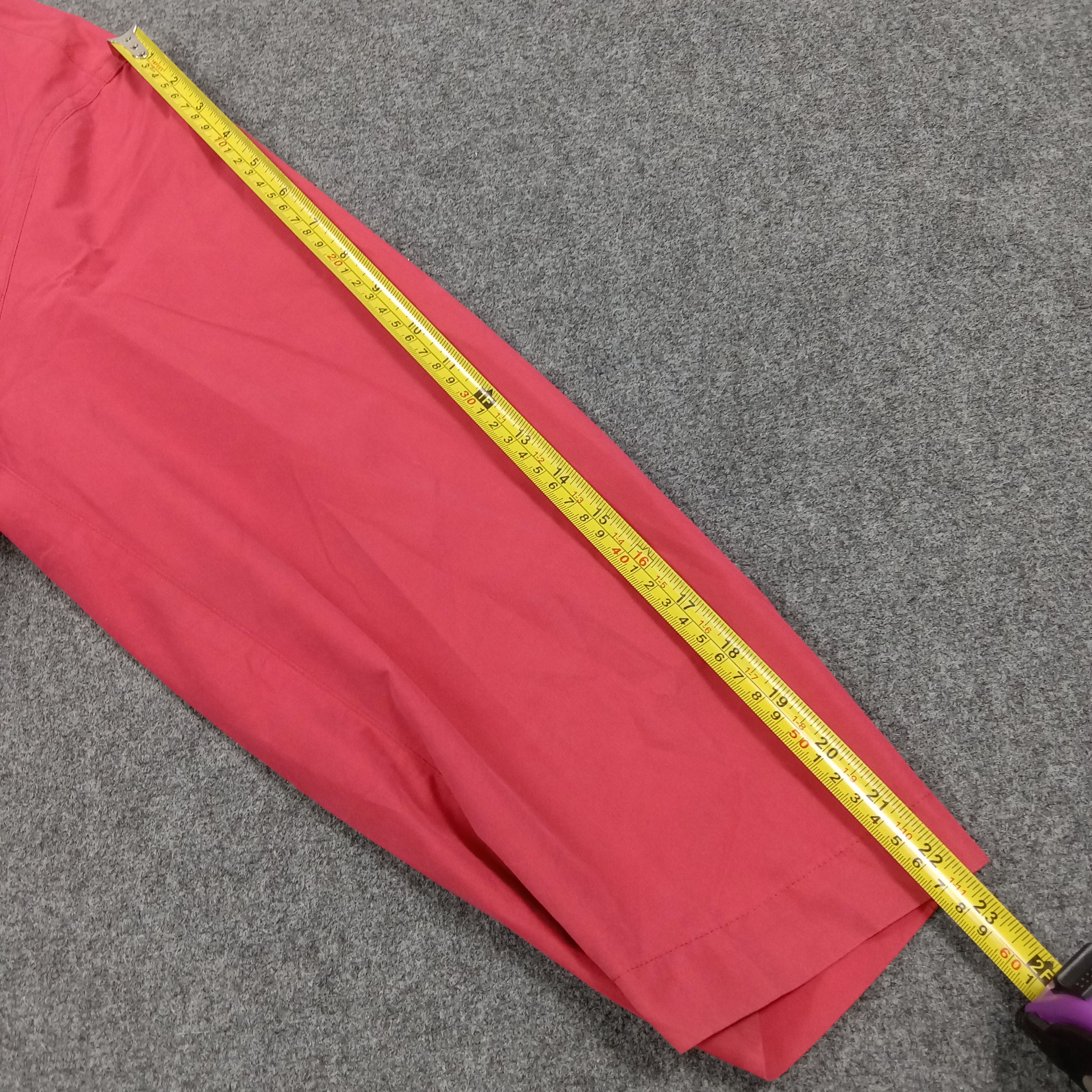Burberry Burberrys' Lightweight Red Anorak Retro Jacket C274N5 Size US L / EU 52-54 / 3 - 8 Thumbnail