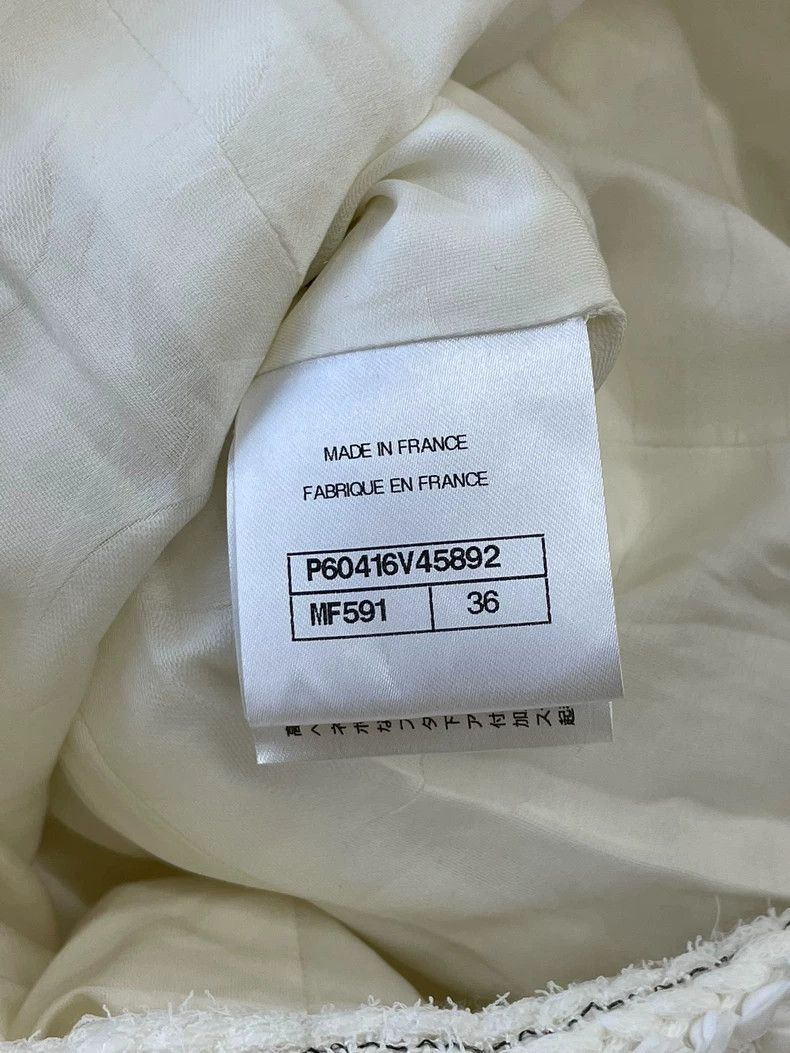 Chanel Chanel Cruise series white stand-up collar jacket Size XS / US 0-2 / IT 36-38 - 7 Thumbnail