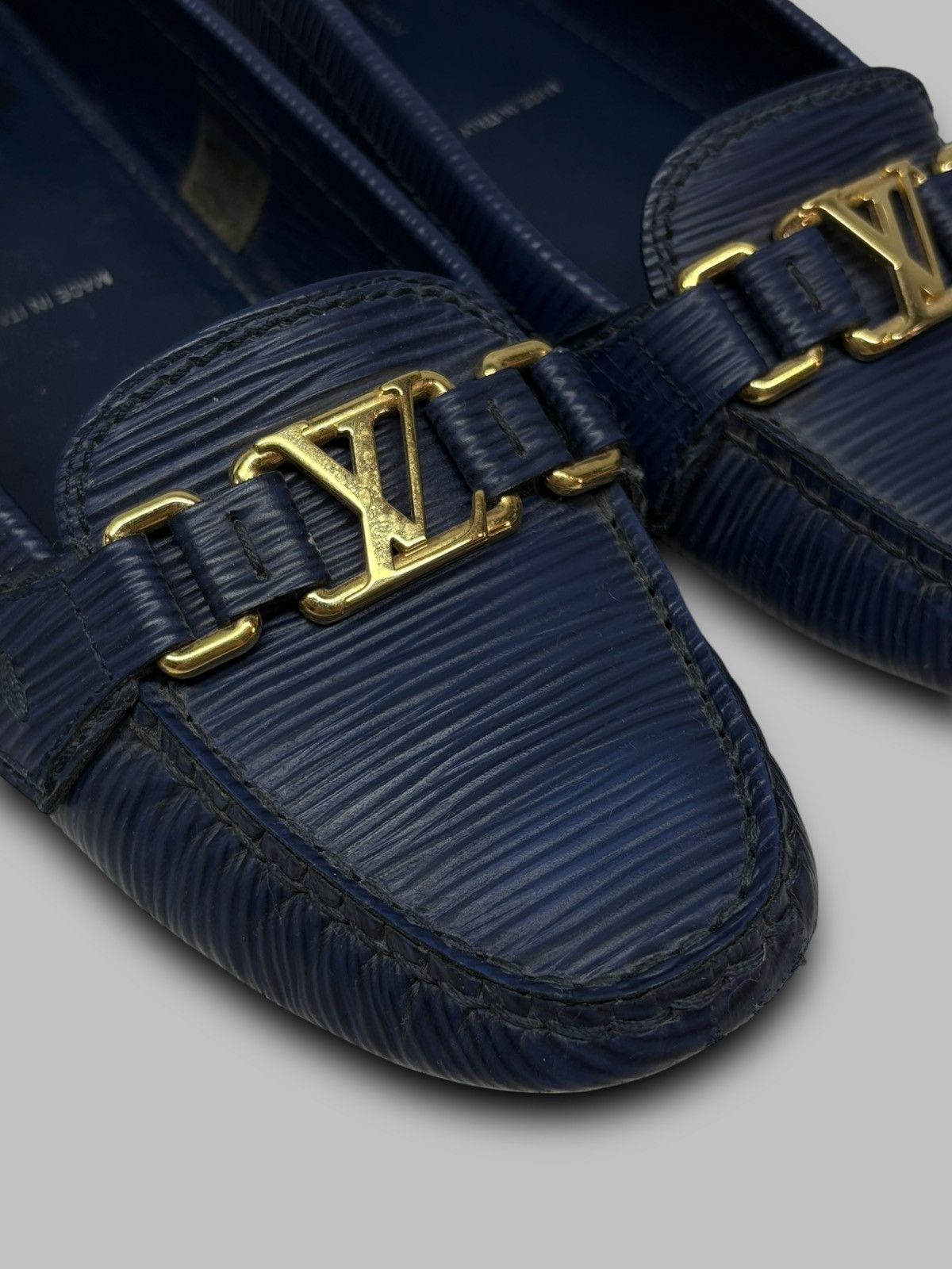 Louis Vuitton Louis Vuitton Oxford Flat Loafers Midnight Blue Size US 8.5 / IT 38.5 - 4 Thumbnail