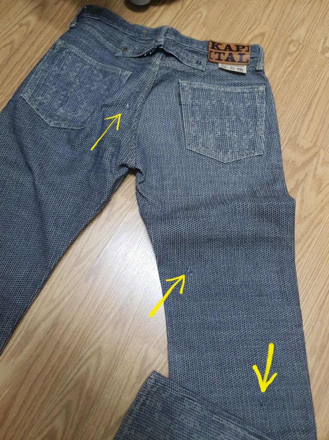 Kapital Waist 31" Kapital Century Denim Monkey Cisco Jeans Sashiko Size US 31 - 16 Thumbnail