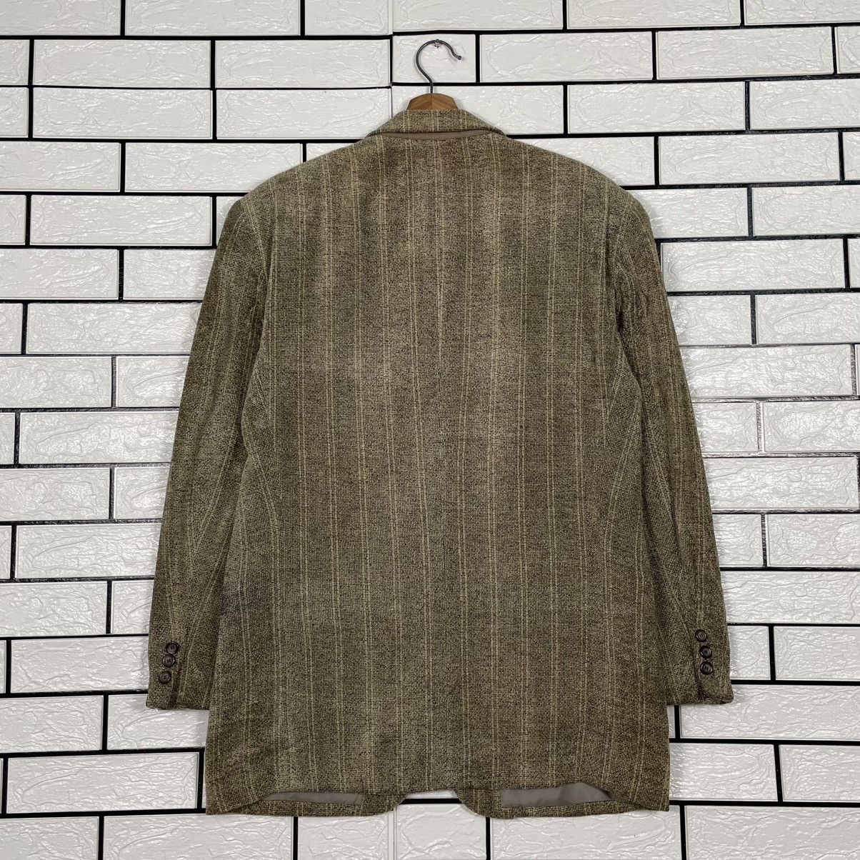 Krizia Uomo Krizia Striped Wool Blazer Jacket Size US M / EU 48-50 / 2 - 7 Thumbnail