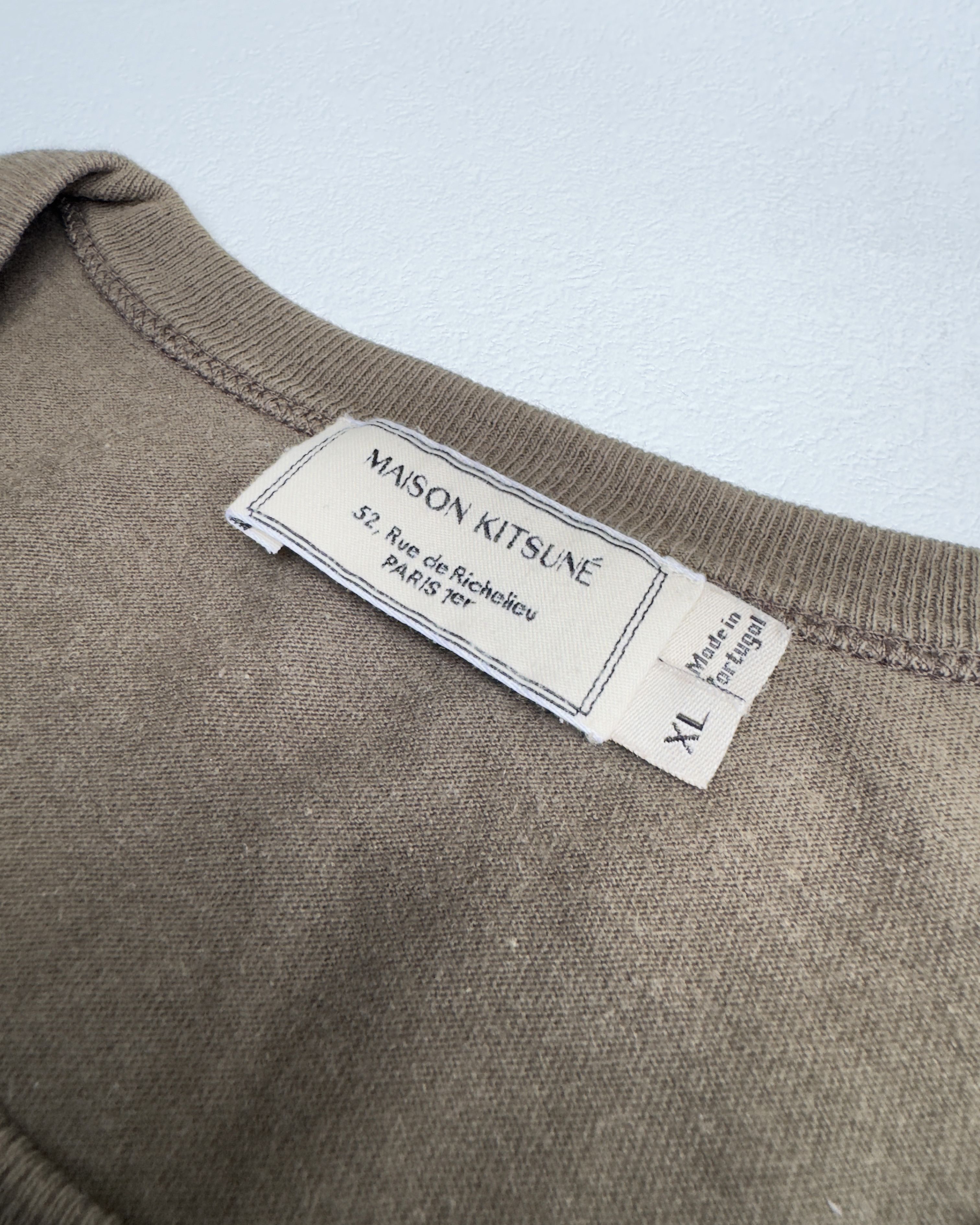 Maison Kitsune T-shirt MAISON KITSUNÉ Parisien Tee Size US XL / EU 56 / 4 - 4 Thumbnail