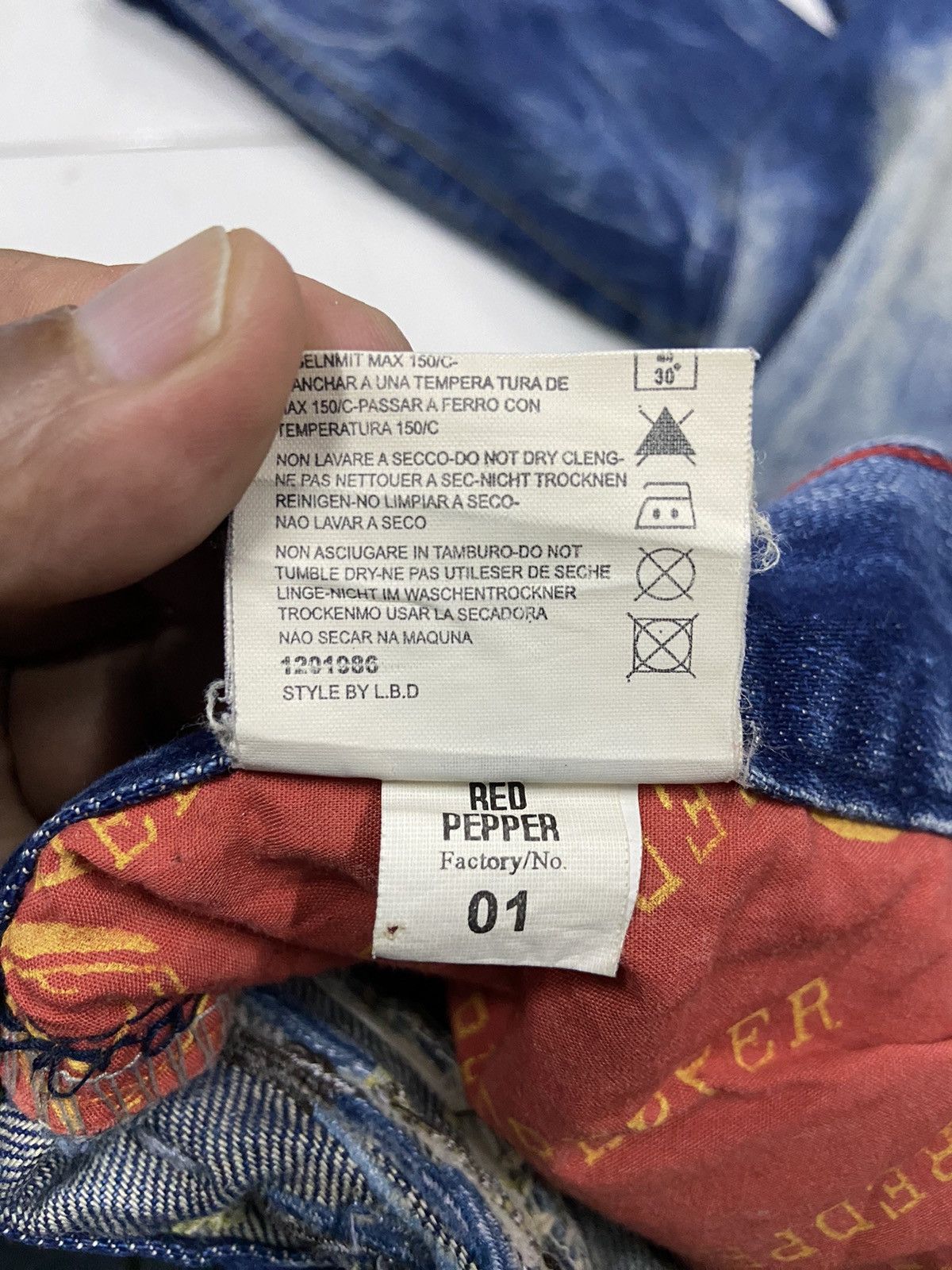 Japanese Brand RED PEPPER STYLE PROJECT DENIM FLARE JEANS Size US 36 / EU 52 - 12 Thumbnail