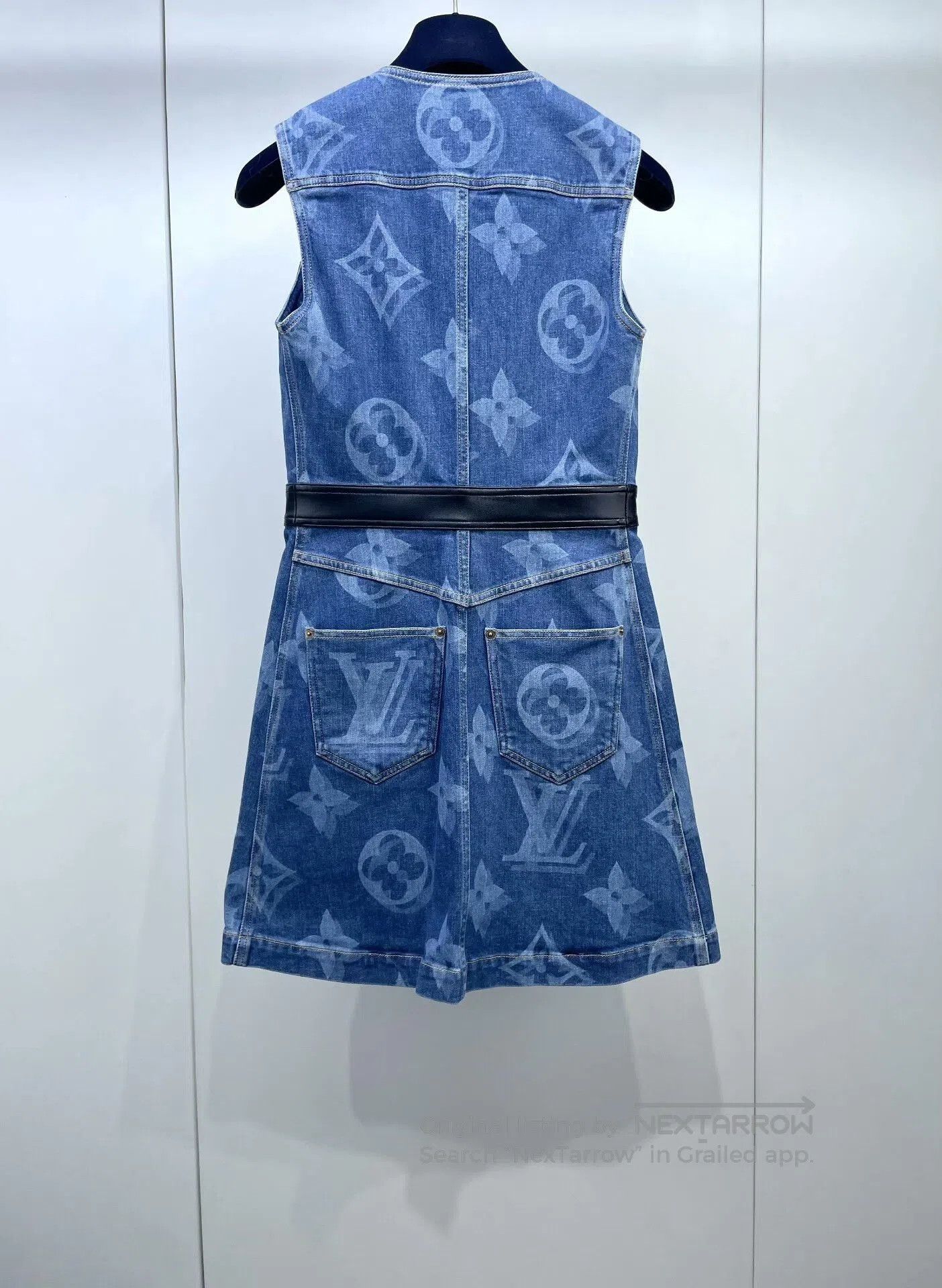Louis Vuitton Louis Vuitton Monogram Denim Dress. Size US 36 / EU 52 - 2 Thumbnail