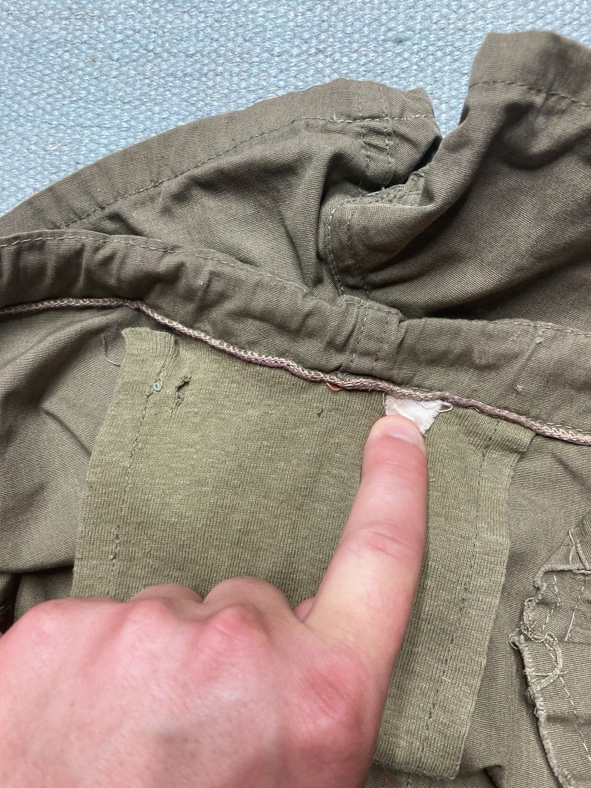 Vintage 1940s athletic shorts swim trunks? Military? WW2 cotton 31 Size US 31 - 5 Thumbnail