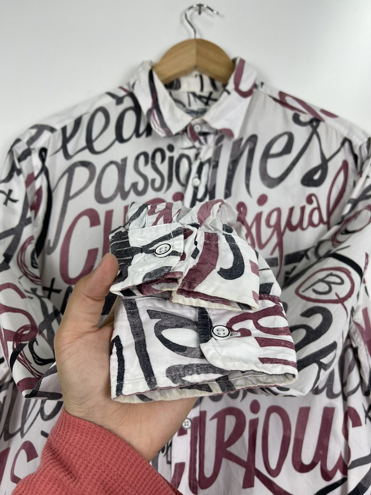 Desigual Desigual Full Printed Logo Button Ups Size US L / EU 52-54 / 3 - 9 Thumbnail
