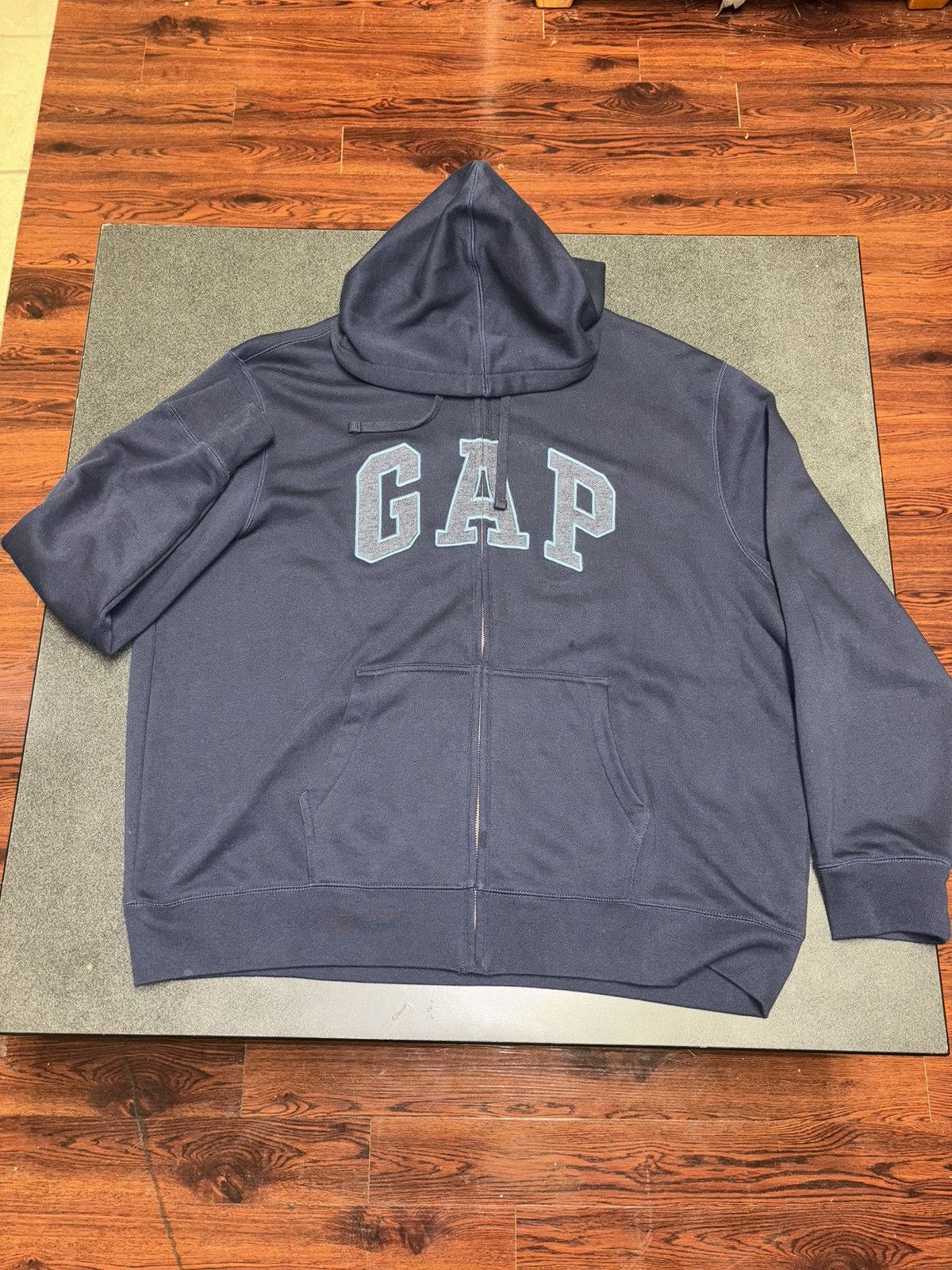 Gap NAVY BLUE GAP ZIP UP HOODIE Grailed