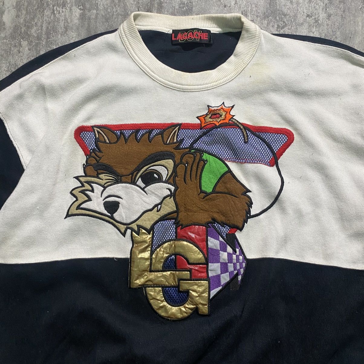 Vintage Vintage Lagache Sweatshirt Size US M / EU 48-50 / 2 - 2 Thumbnail