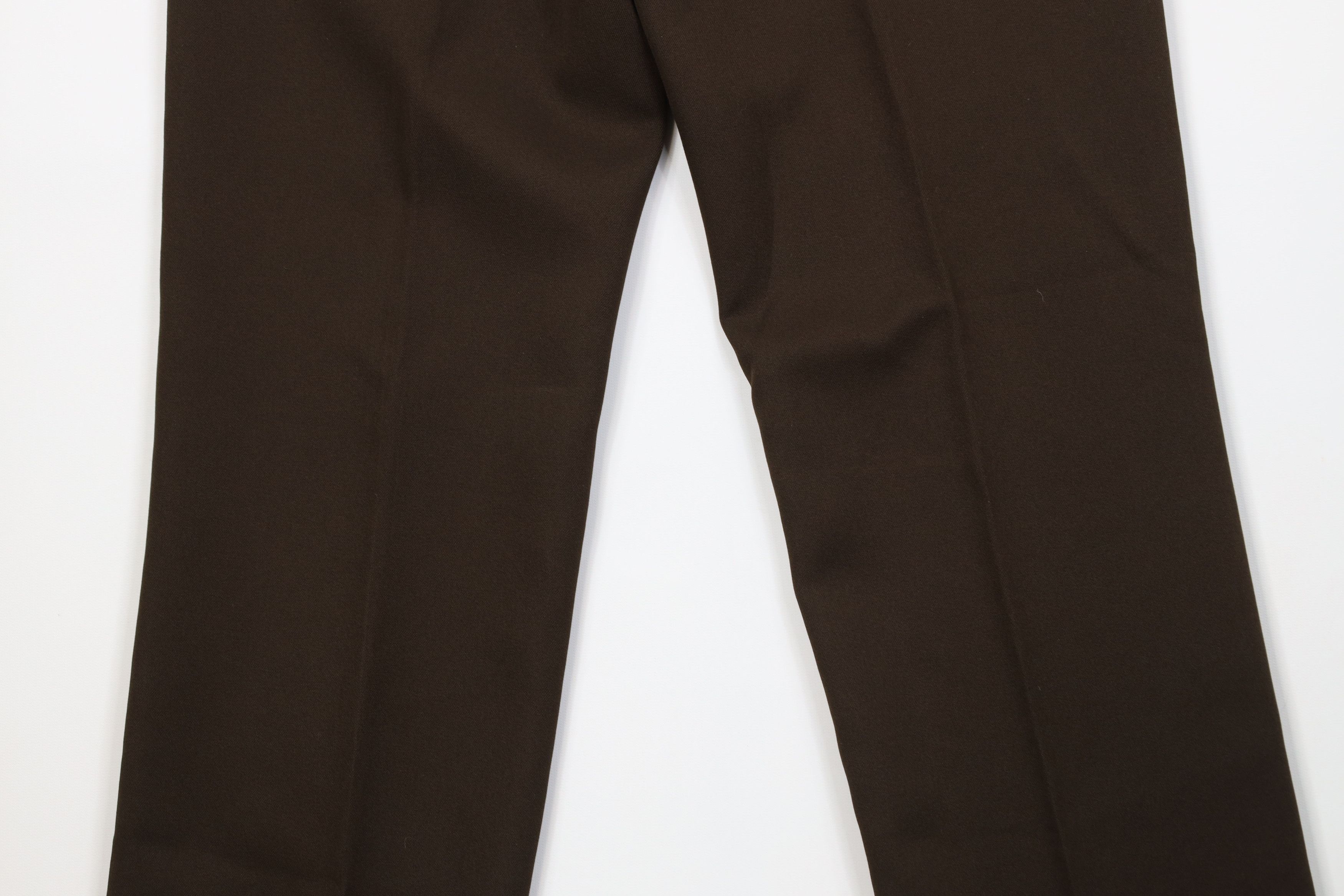 Vintage Vintage 70s Streetwear Knit Flared Chino Pants Brown USA Size US 32 / EU 48 - 13 Thumbnail